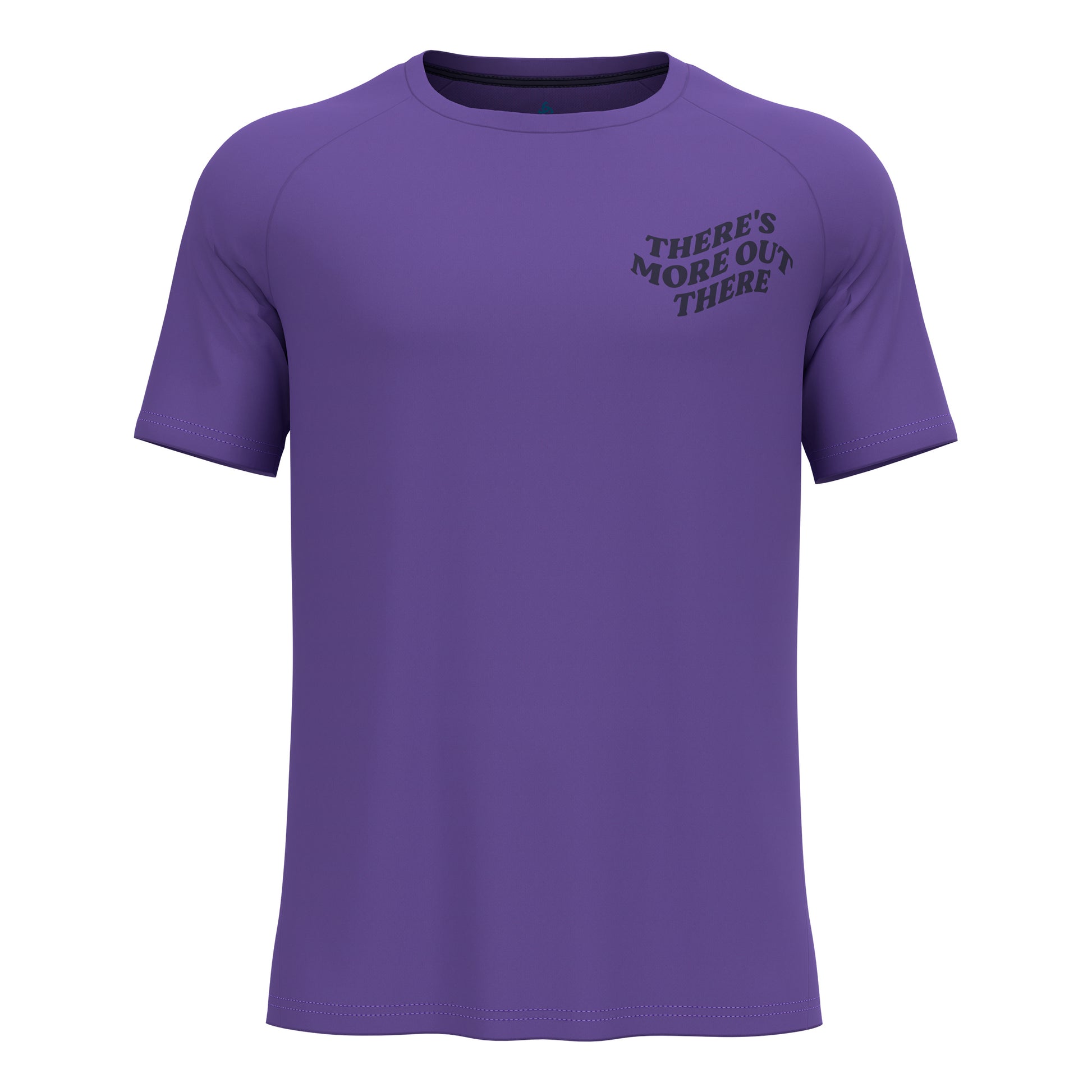 Odlo Essential Print Maillot De Course Hommes-Violet