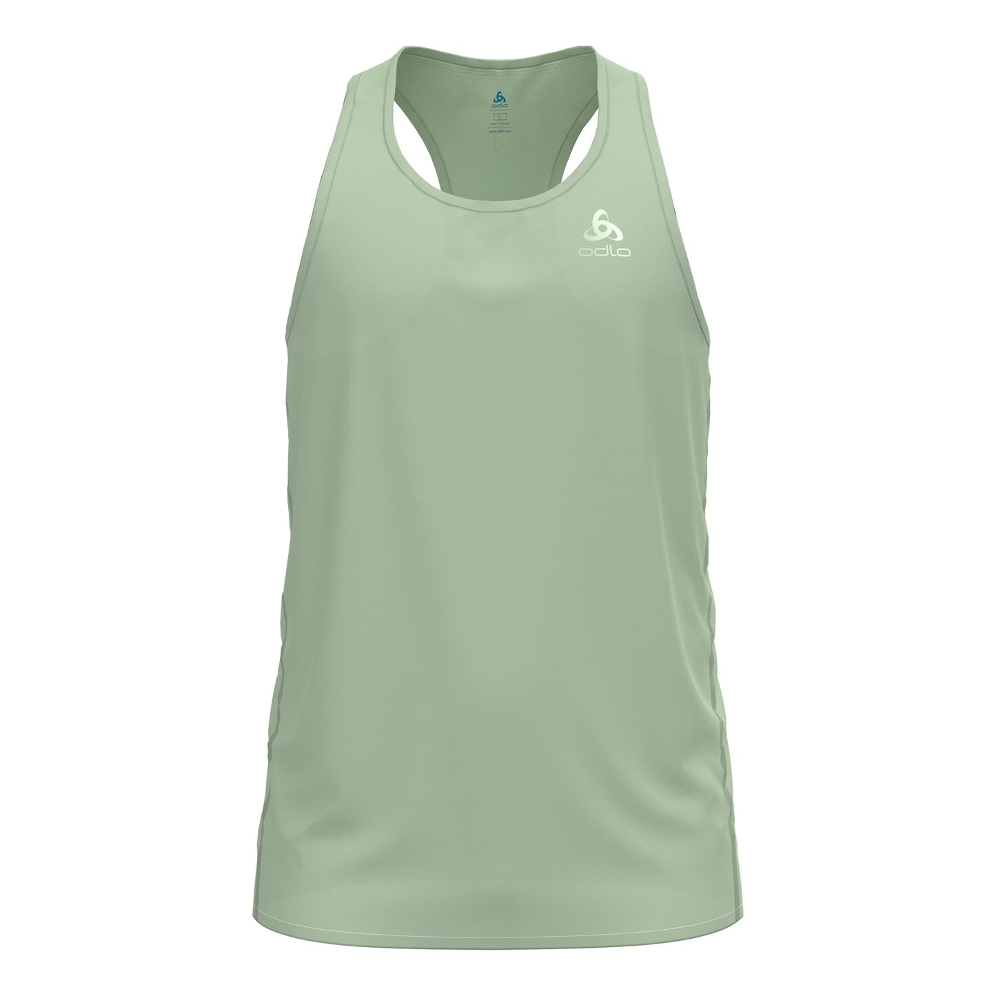 Odlo Zeroweight Chill-Tec Maillot de course Hommes-sauge
