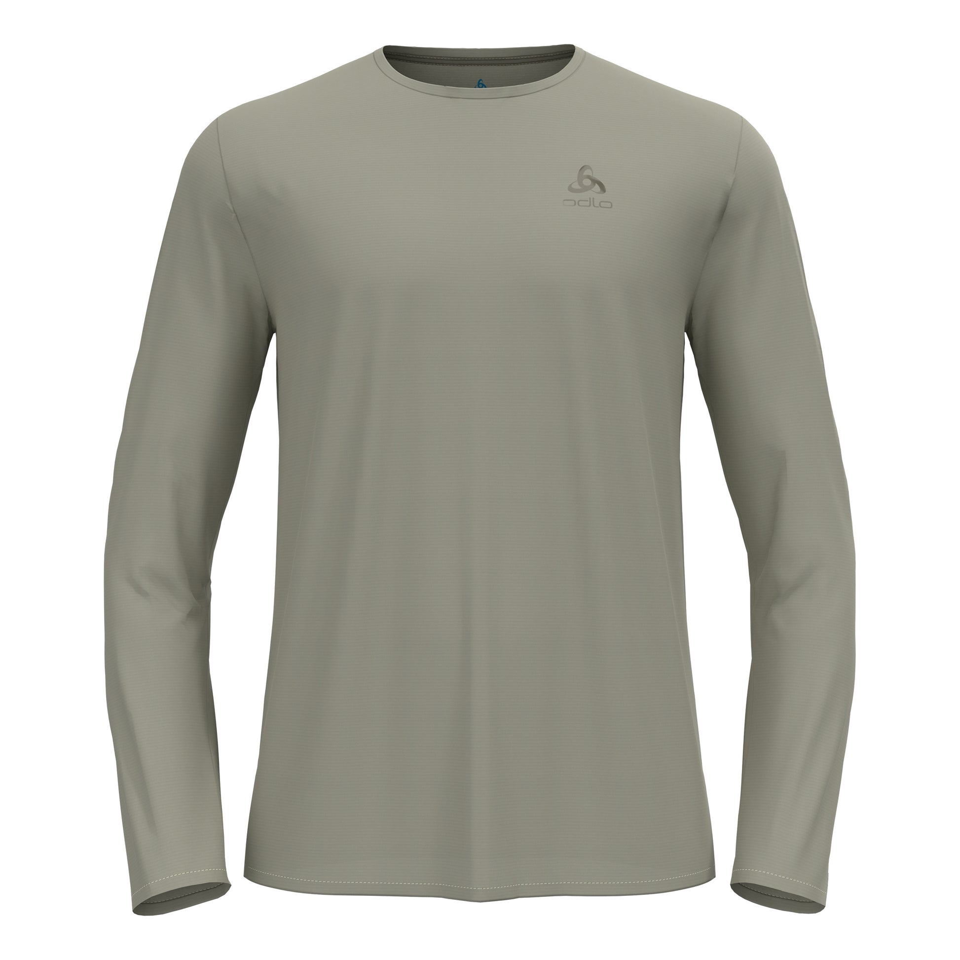 Odlo Zeroweight Chill-Tec Maillot de course Hommes-kaki