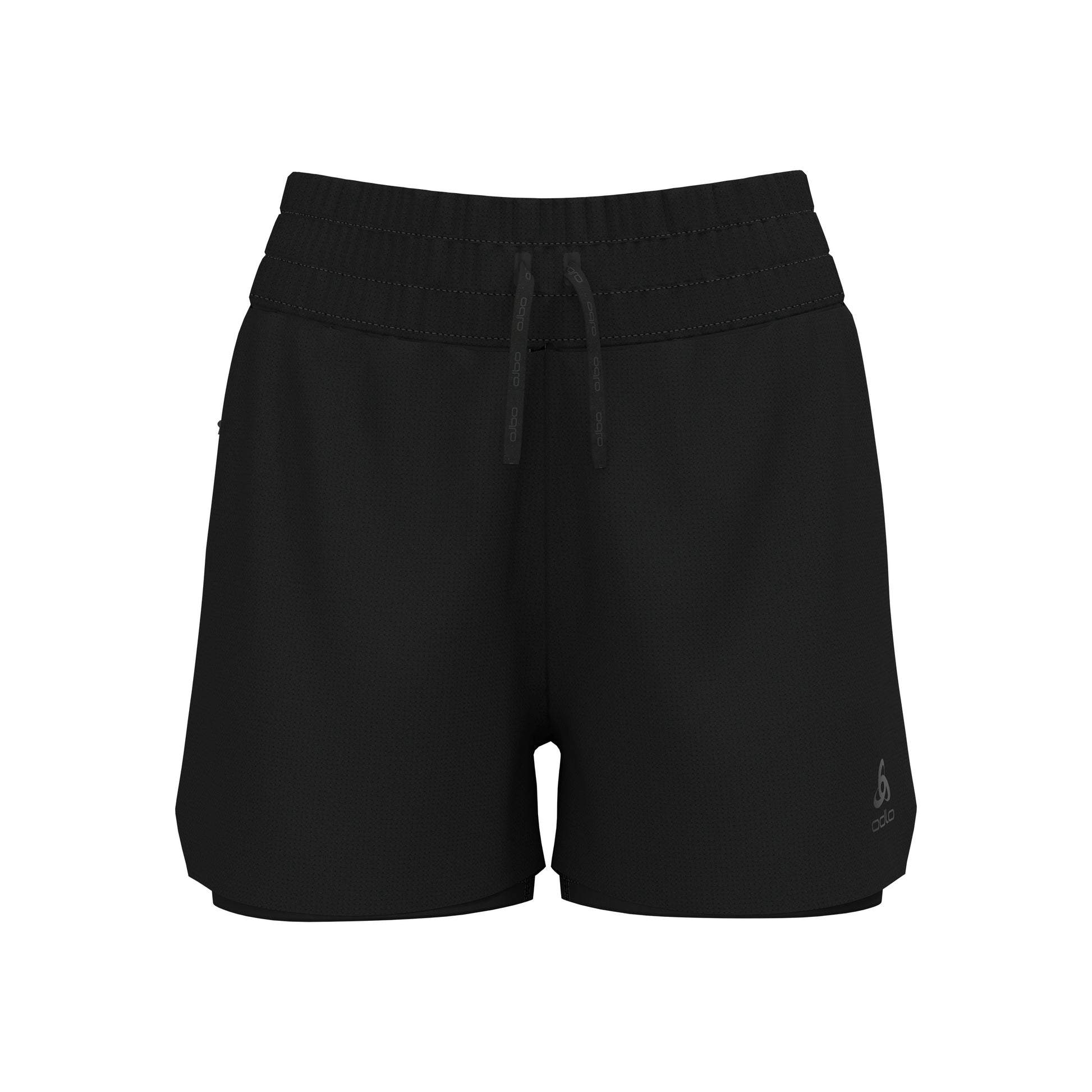 Odlo Zeroweight 3in 2in1 Short De Running Femmes-Noir