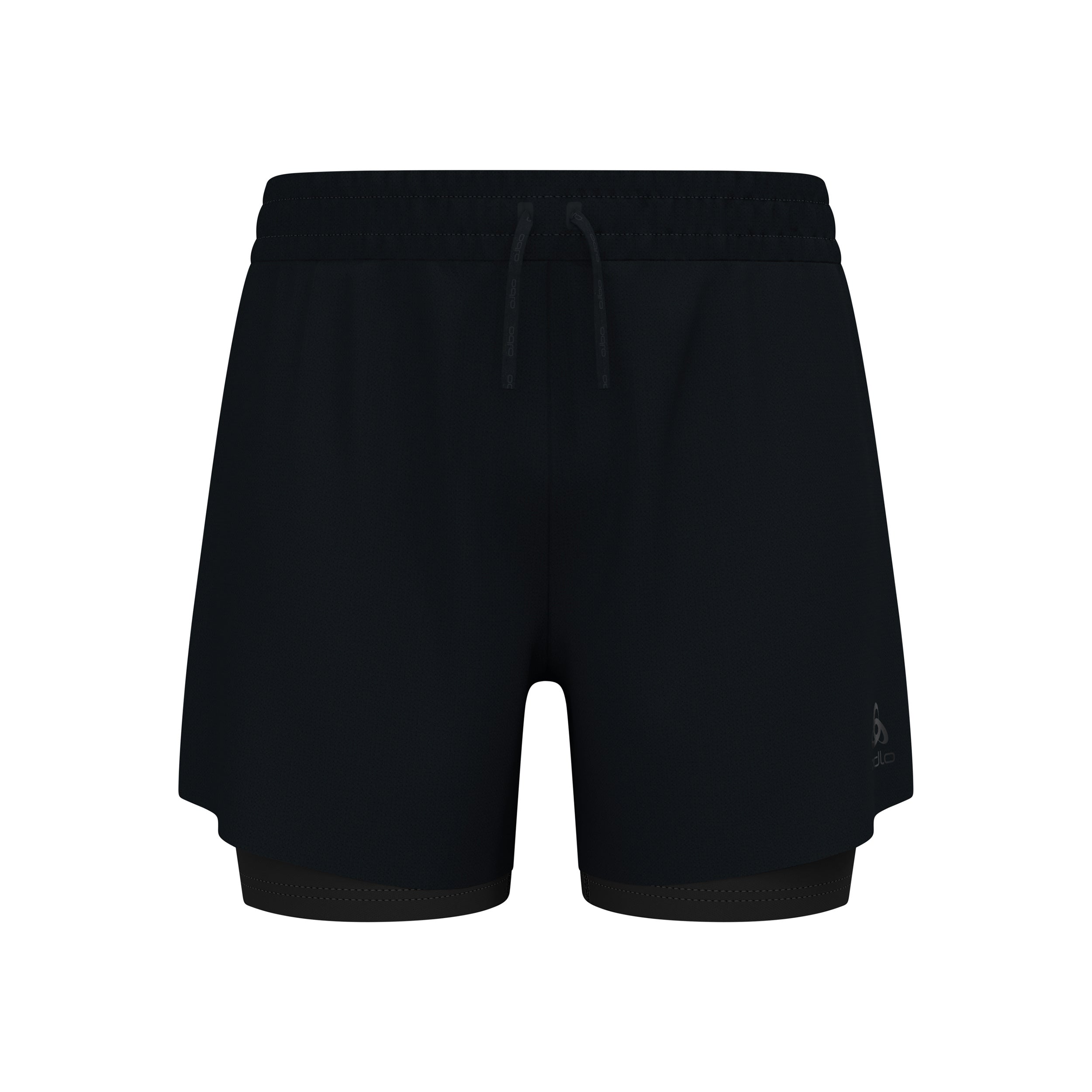 Odlo Zeroweight 5in 2in1 Short de running Hommes-noir