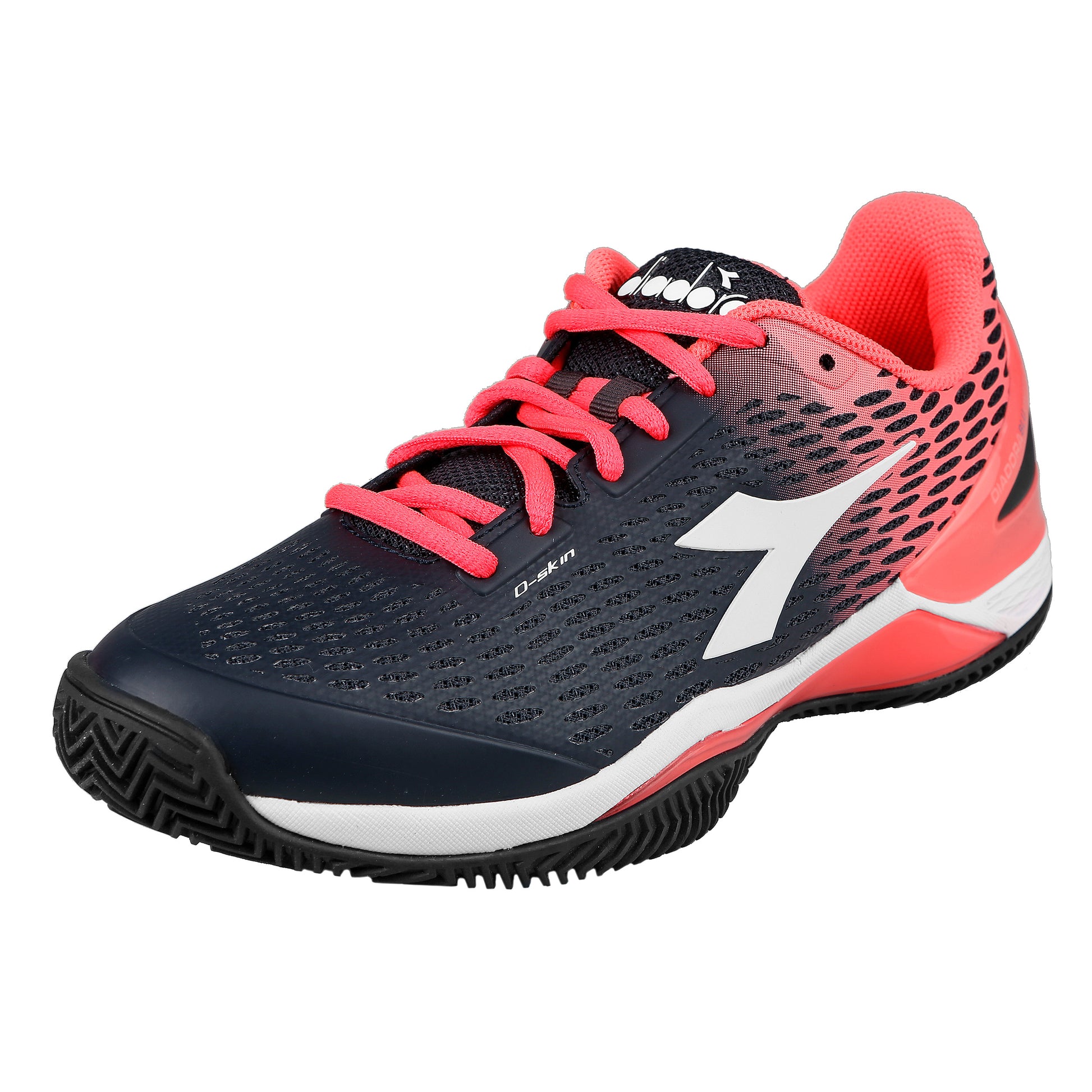 Diadora Speed Blushfield Fly 2 Clay Chaussure terre battue Femmes - noir, corail