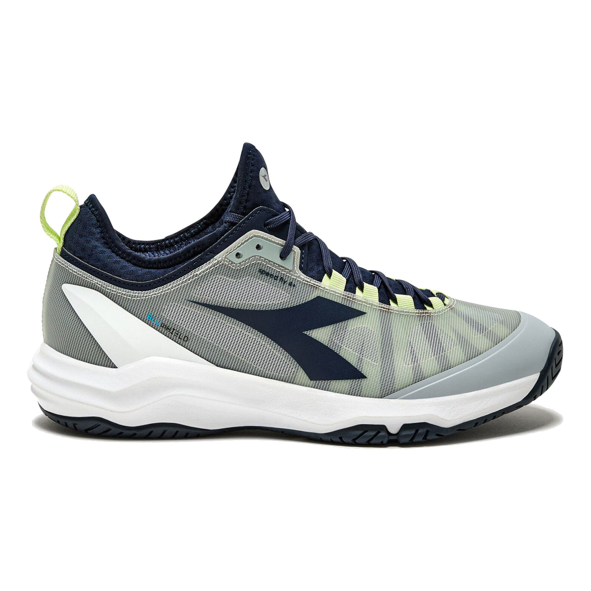 Diadora Speed Blushield Fly 4 + Chaussures toutes surfaces Hommes - gris, bleu