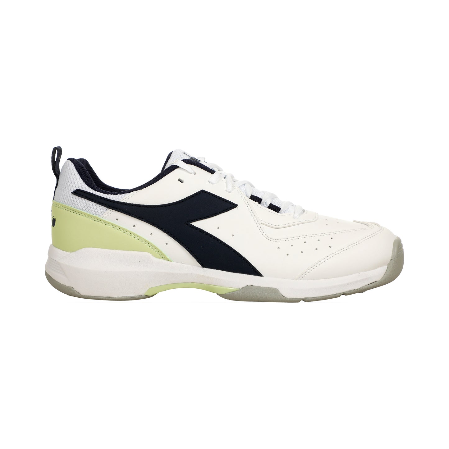 Diadora S. Challenge 5 SL Chaussure Moquette Enfants-Blanc,Bleu