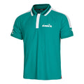 Icon Polo Hommes - vert, blanc