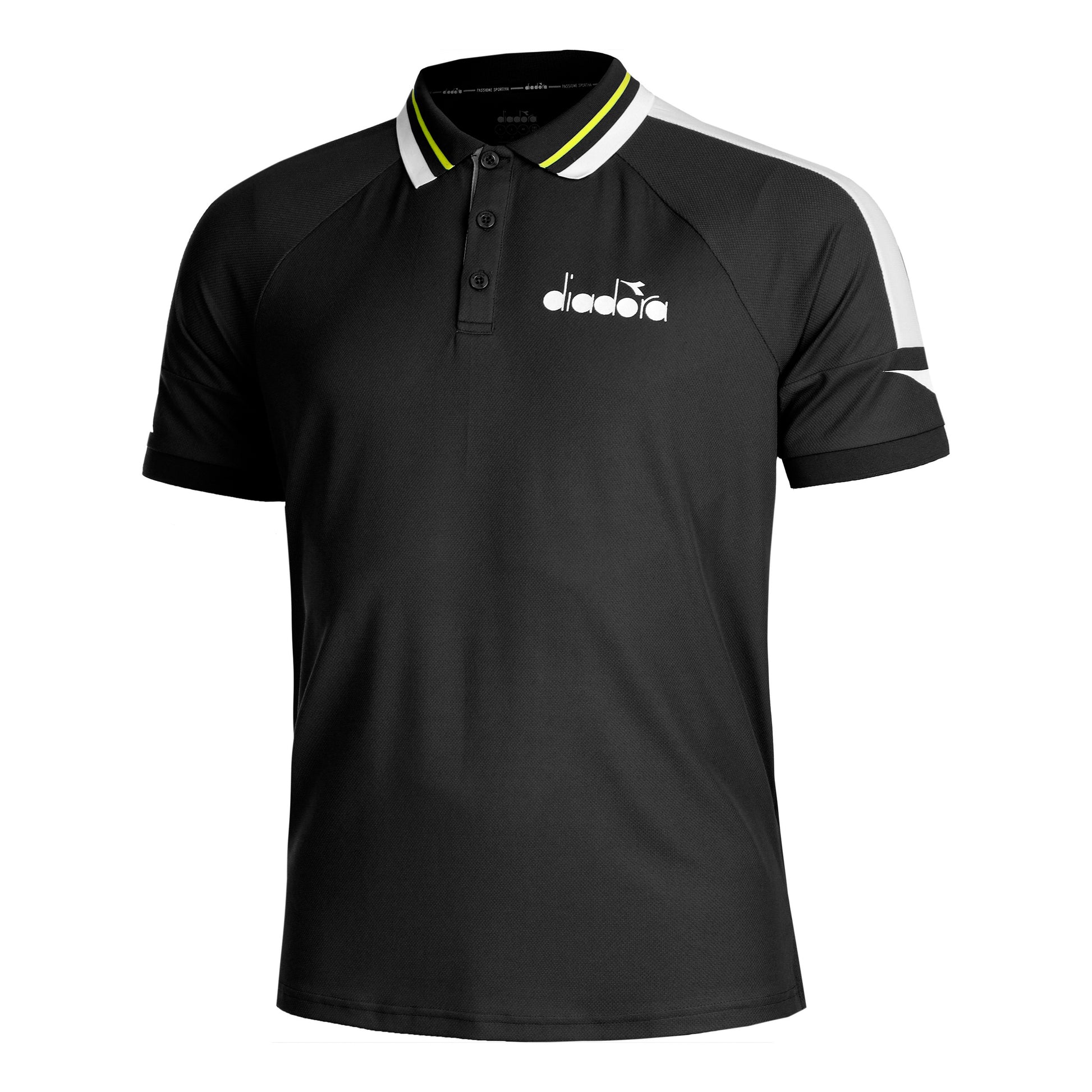 Diadora Icon Polo Hommes - noir,
