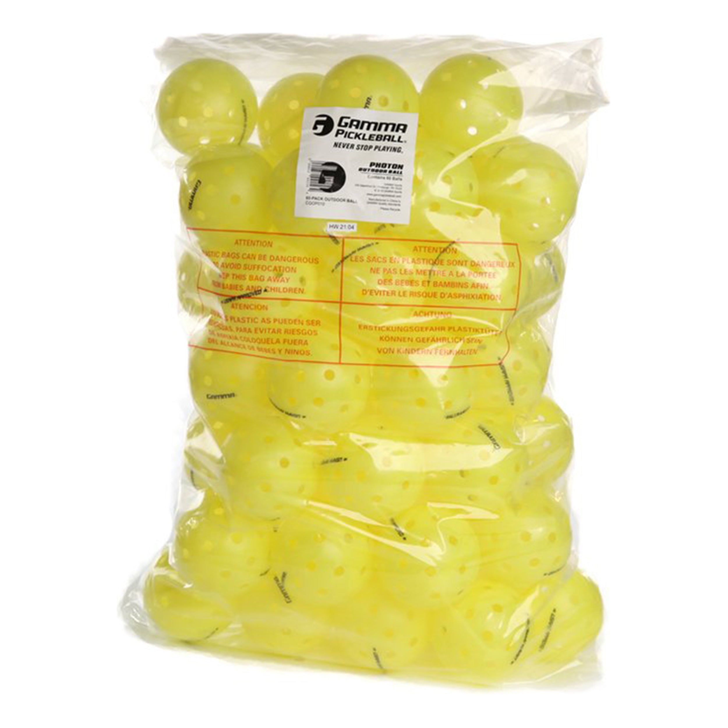 Gamma Sac De 60 Balles