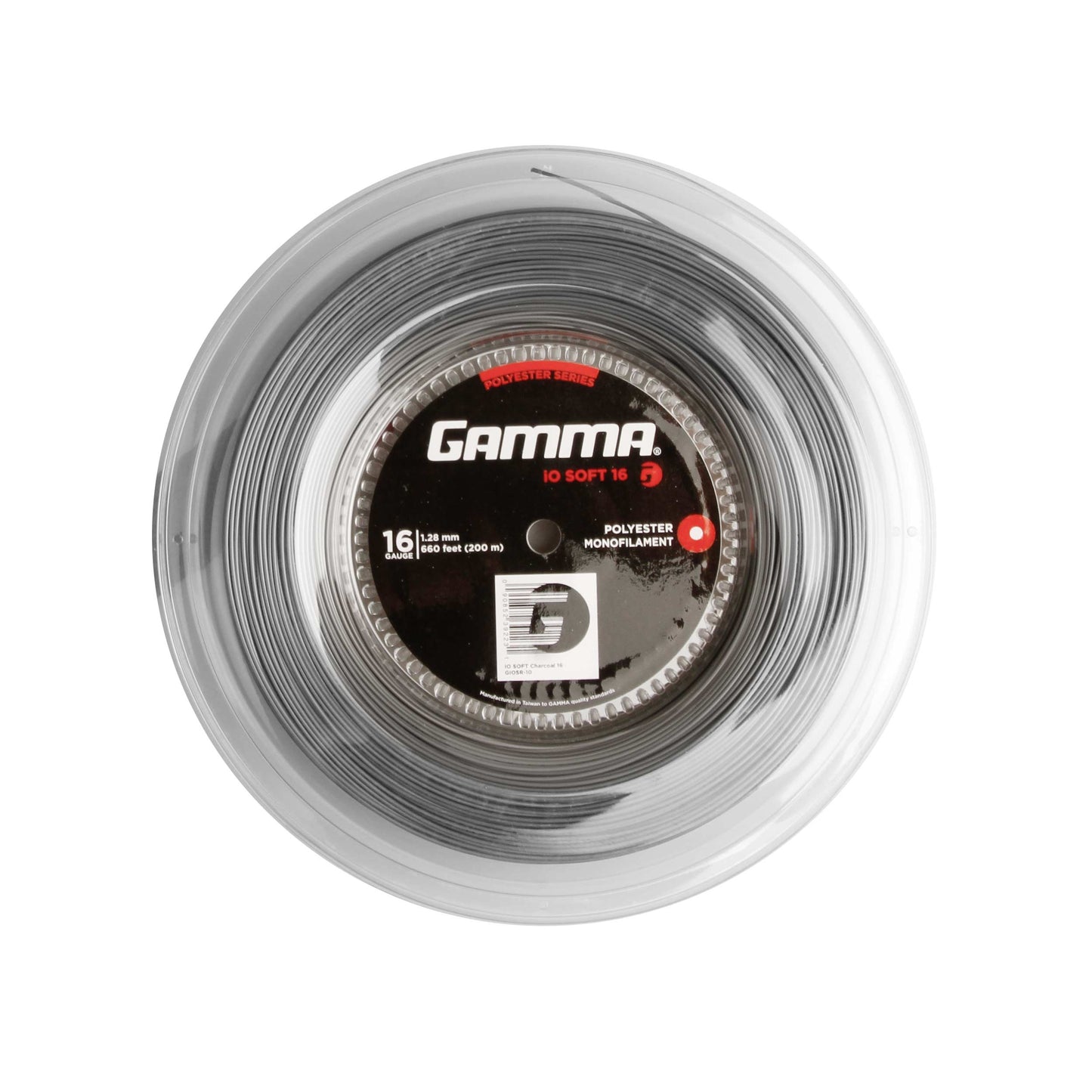 Gamma IO Soft Charcoal Bobine Cordage 200m-Gris