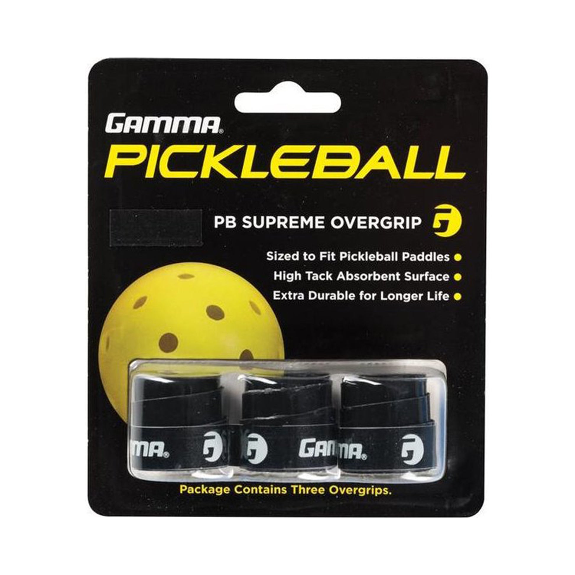 Gamma Pickleball Supreme-Noir