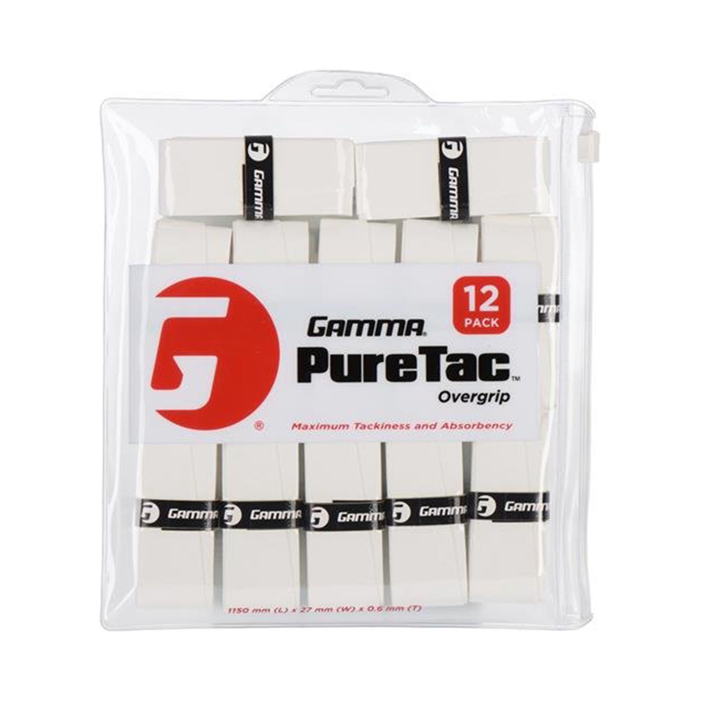 Gamma Pure Tac Pack De 12-Blanc