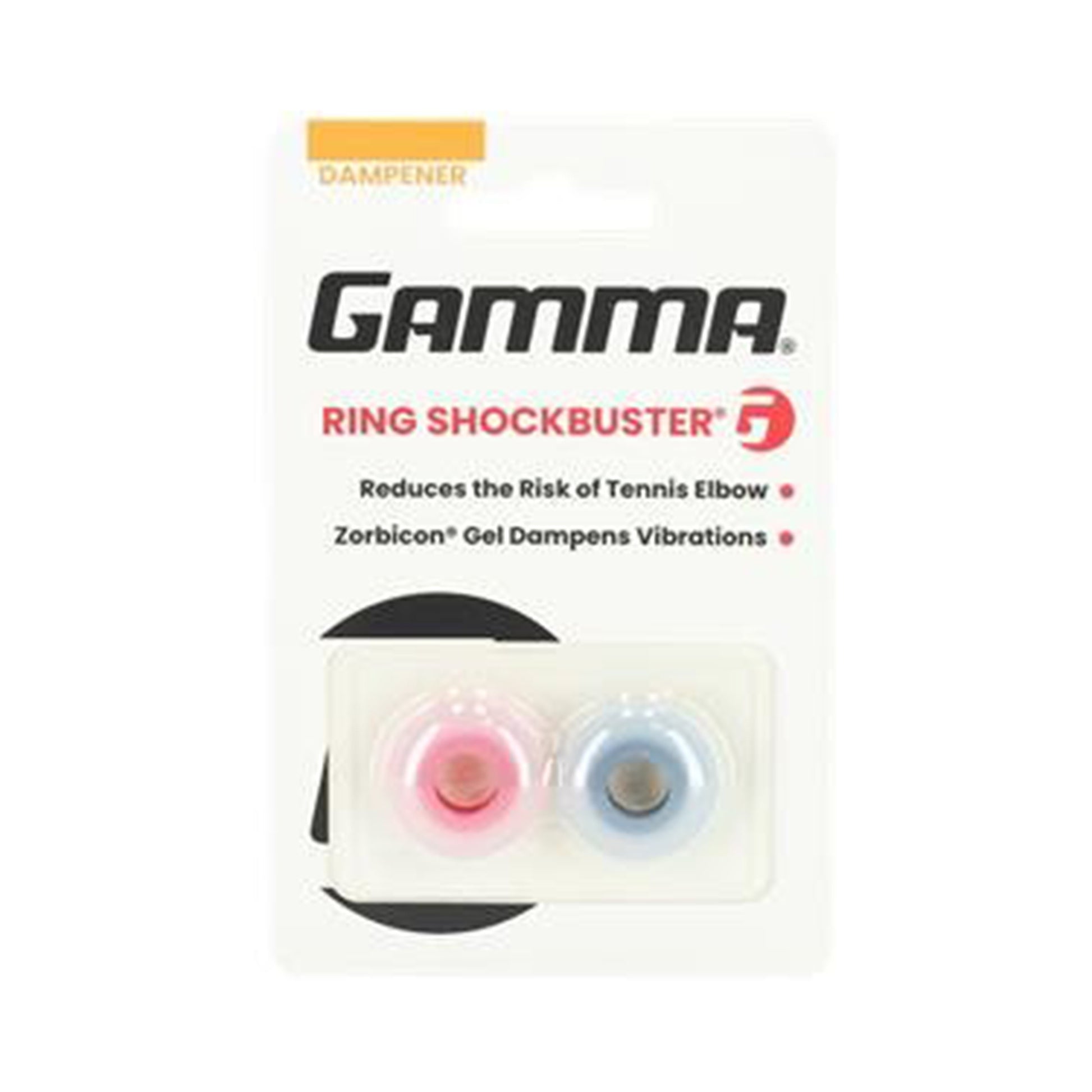 Gamma Ring Shockbuster Antivibrateur-Rouge,Noir