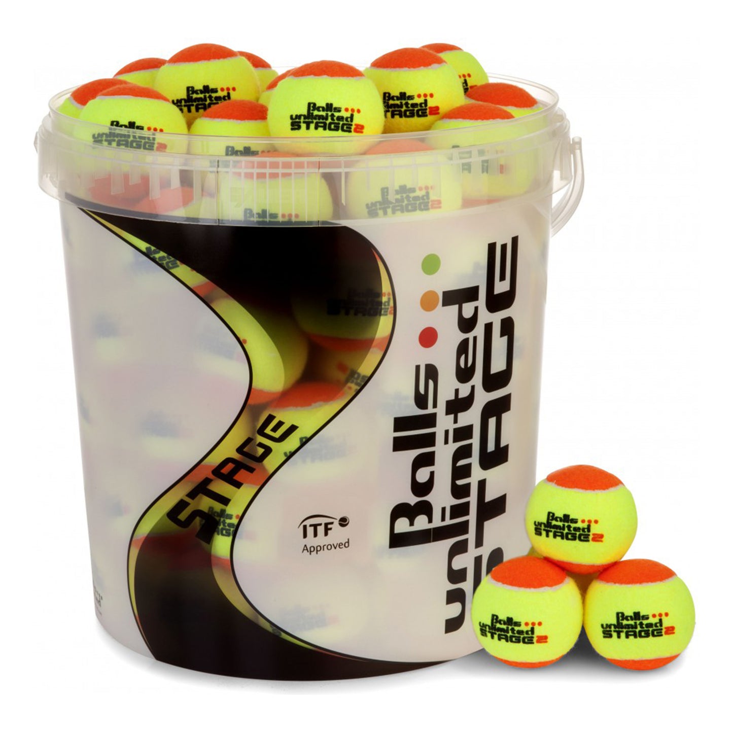 Balls Unlimited Seau de 60 balles Stage 2
