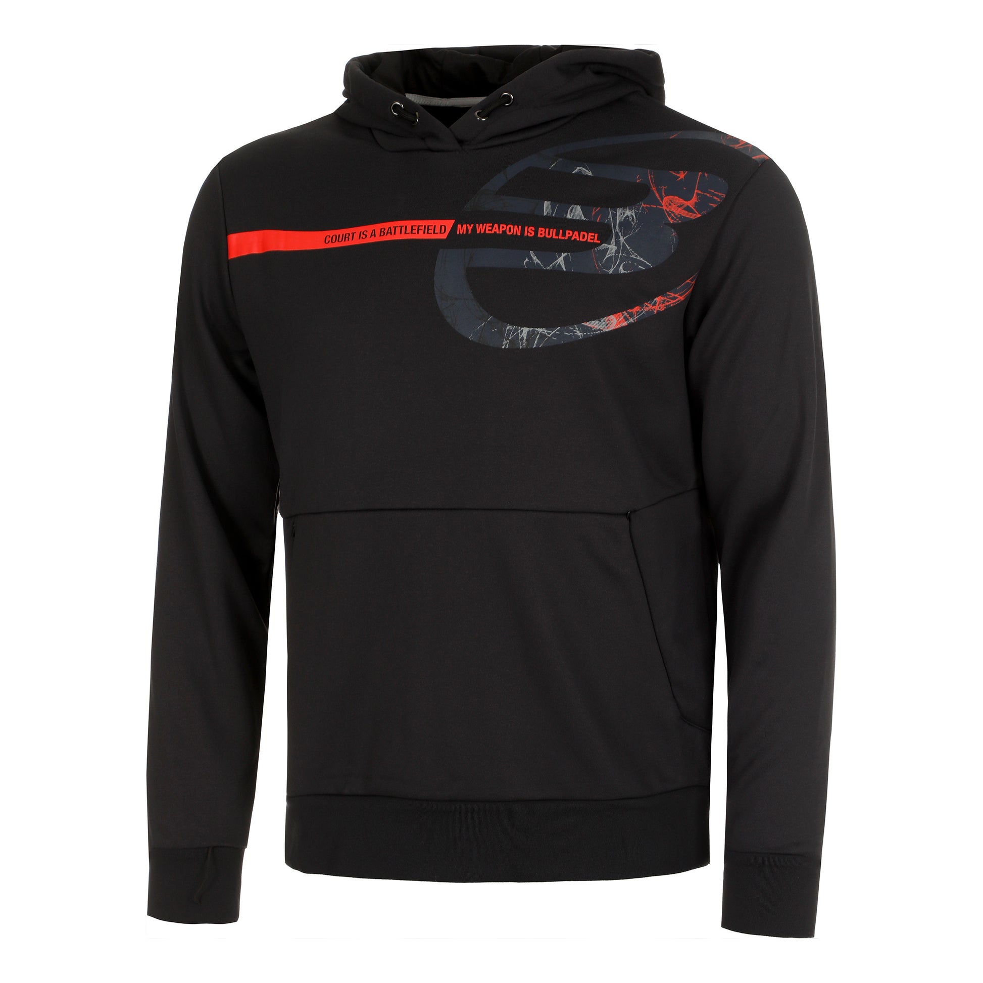 Bullpadel Baiona Sweat À Capuche Hommes-Anthracite