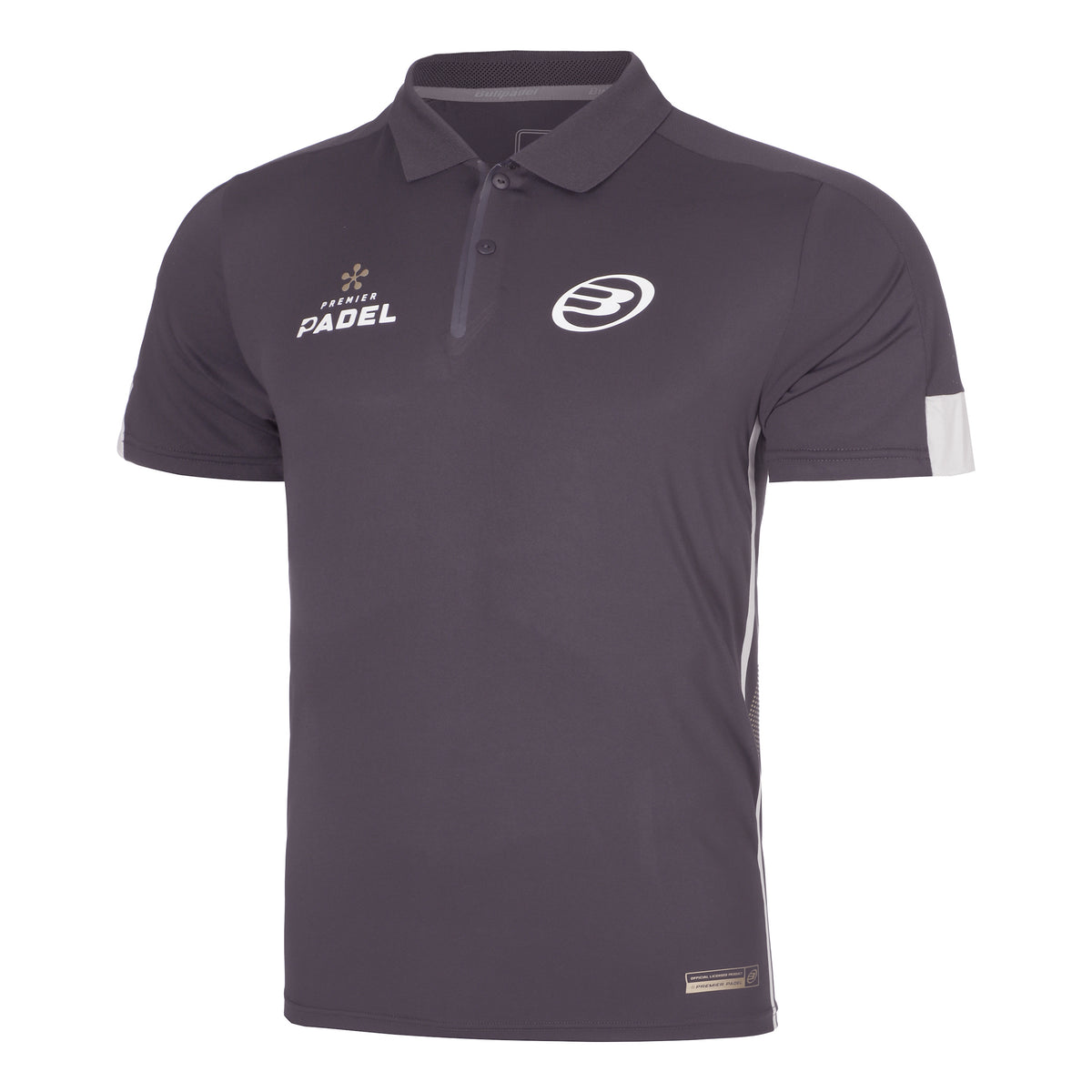 Bullpadel Bogue Polo Hommes - gris foncé,