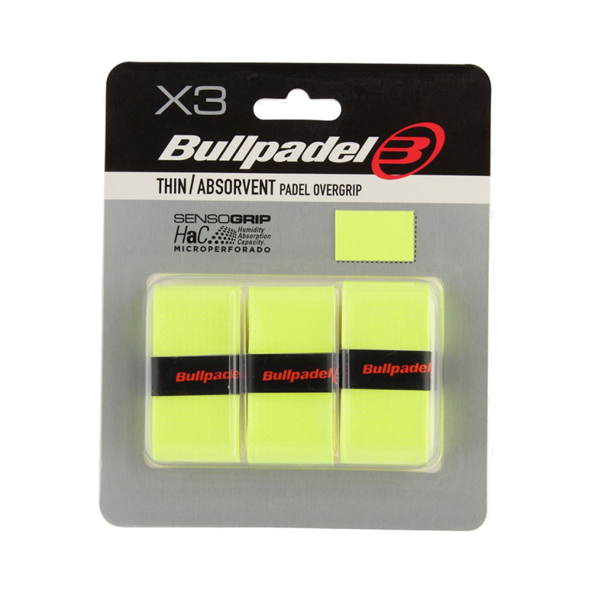 Bullpadel GB-1705 SENSO ABSORBENT-Jaunes Fluo