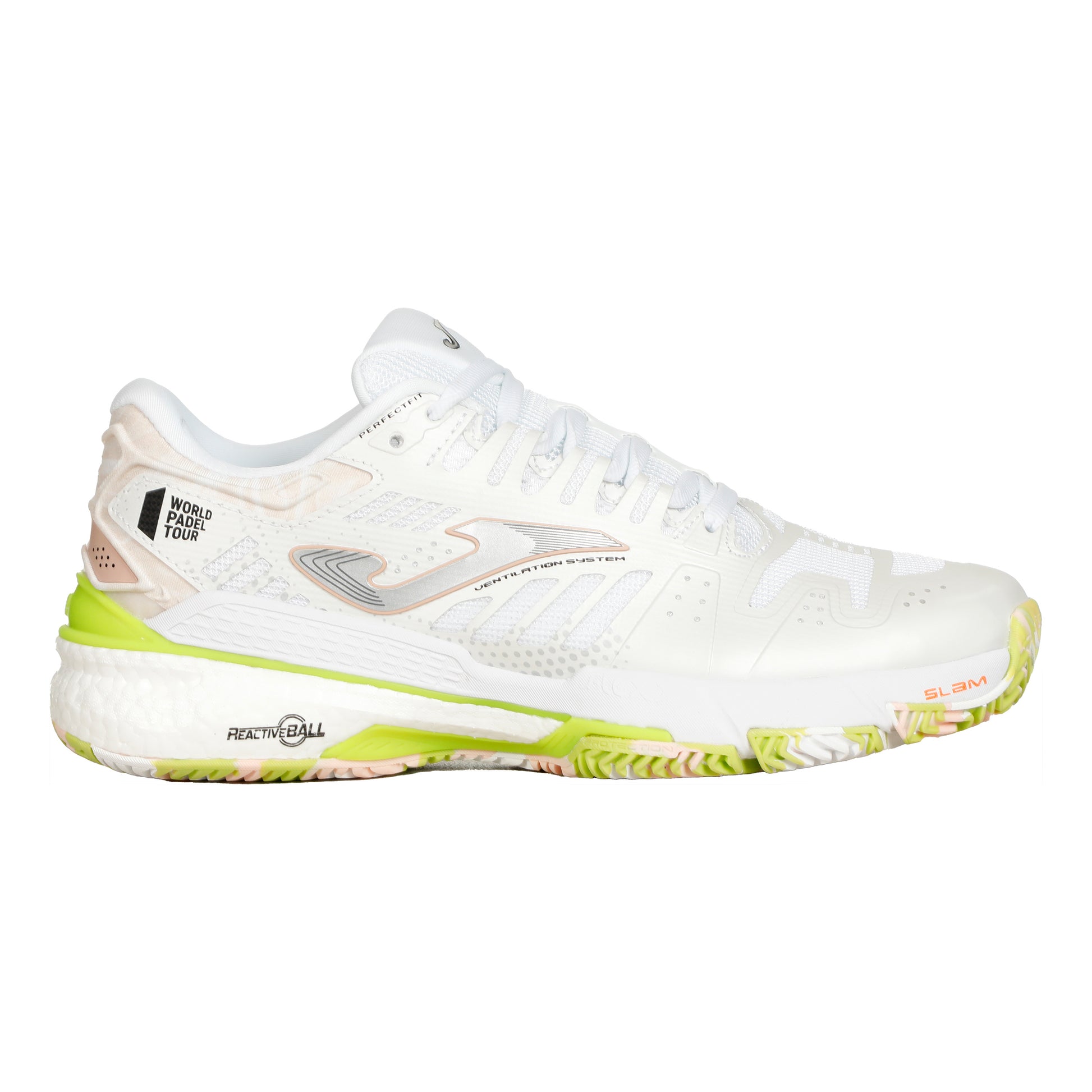 Joma Slam Chaussures padel Femmes - blanc, pink