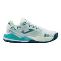 Spin Chaussures padel Femmes - turquoise, blanc