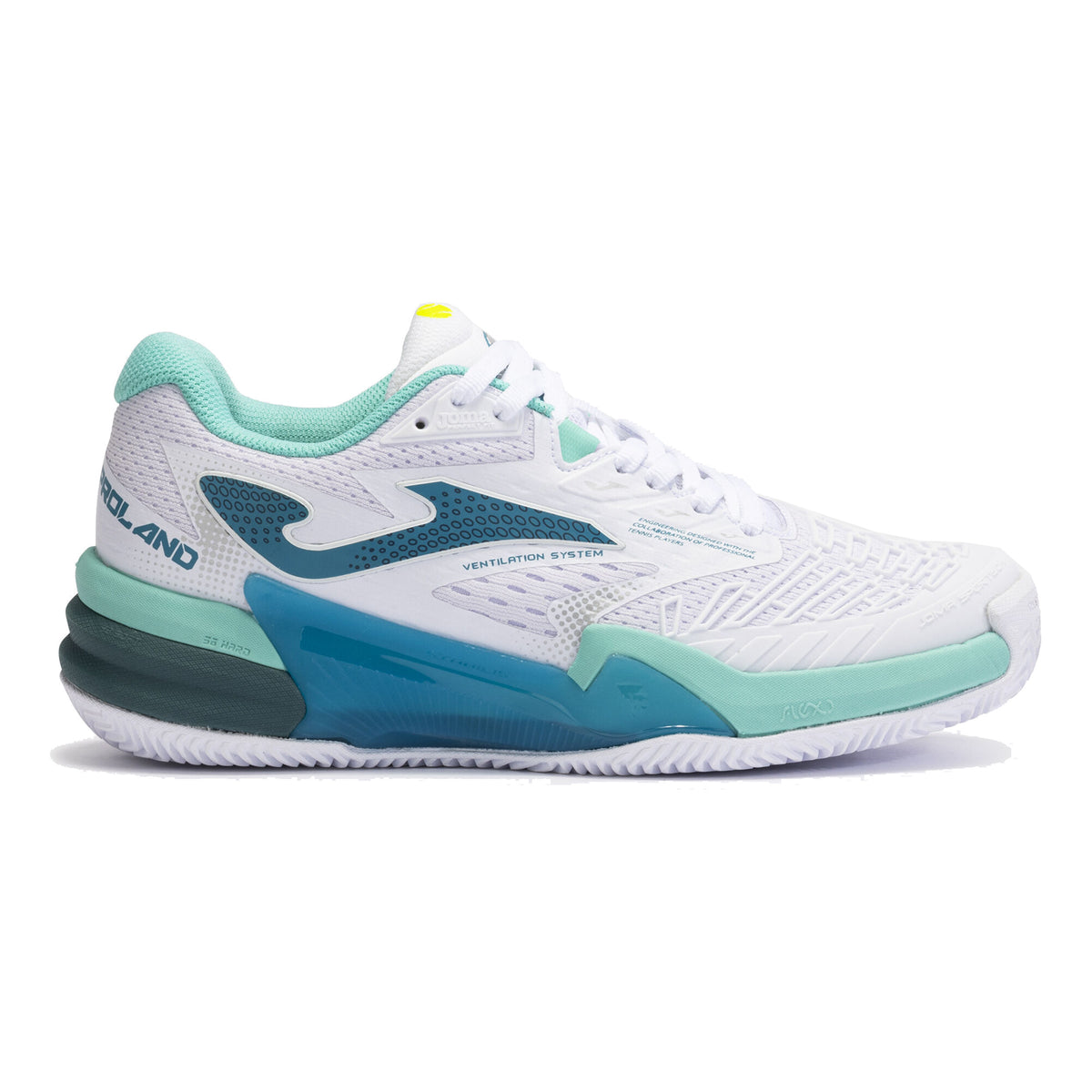 Joma Roland Chaussure Terre Battue Femmes-Blanc,Mint