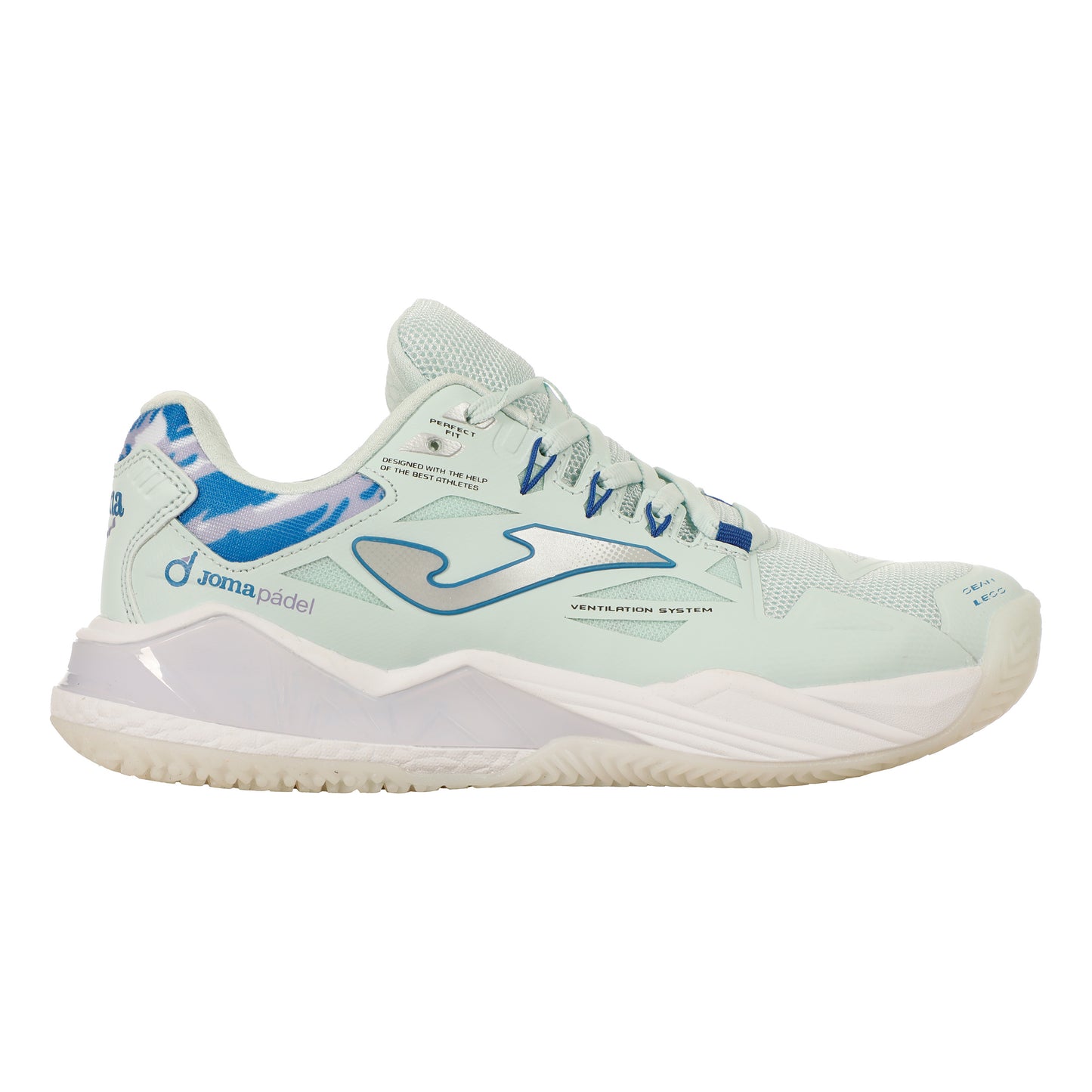Joma Spin Chaussures padel Femmes - bleu clair, lilas