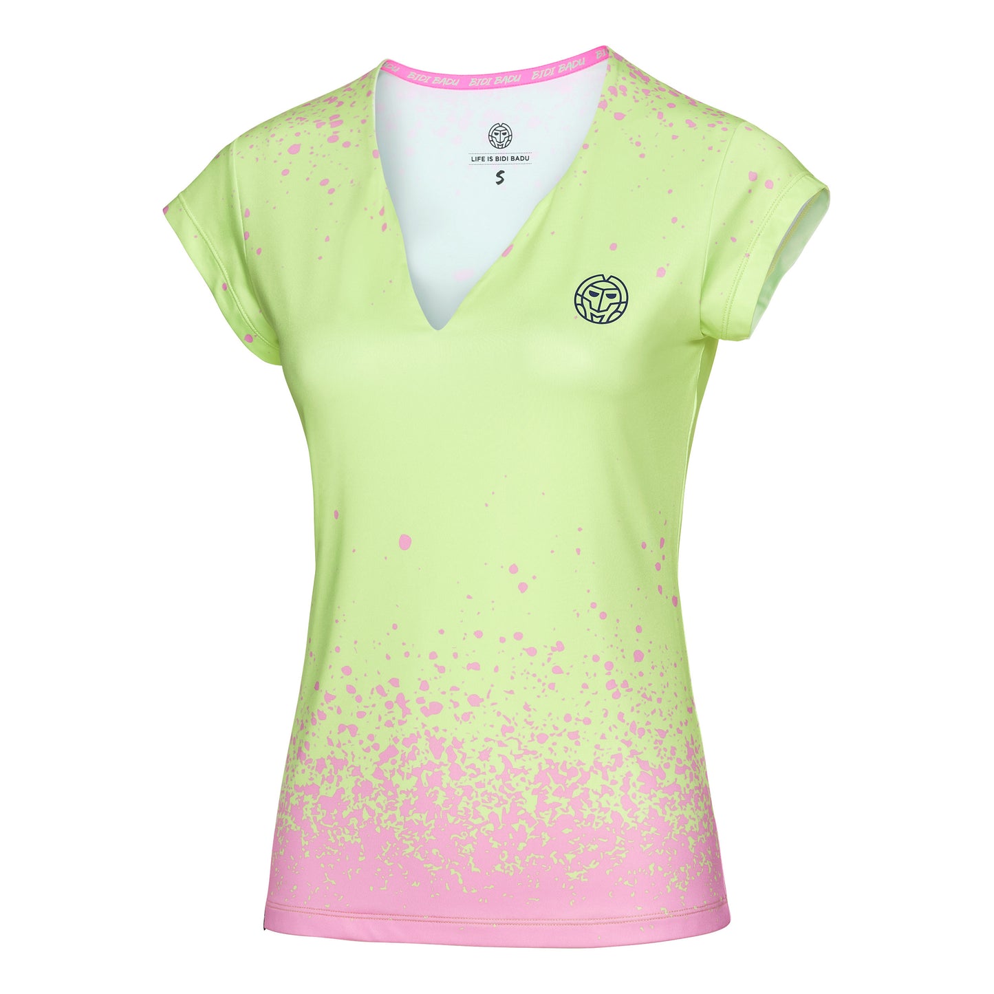 BIDI BADU Bella Tech T-shirt Femmes-Vert Clair,Rosé