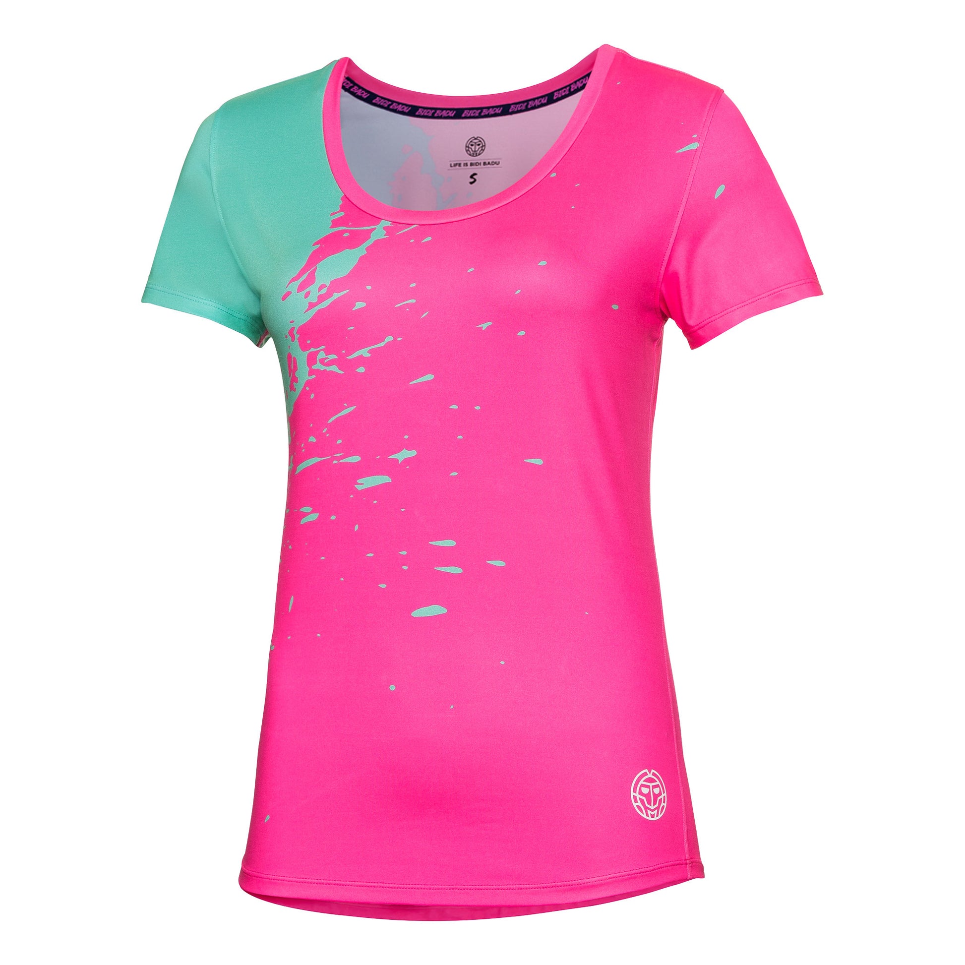 BIDI BADU Amari Tech Round-Neck T-shirt Femmes - pink, mint