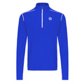 Zac Tech Half Zip Haut Manches Longues Hommes-Bleu,Blanc