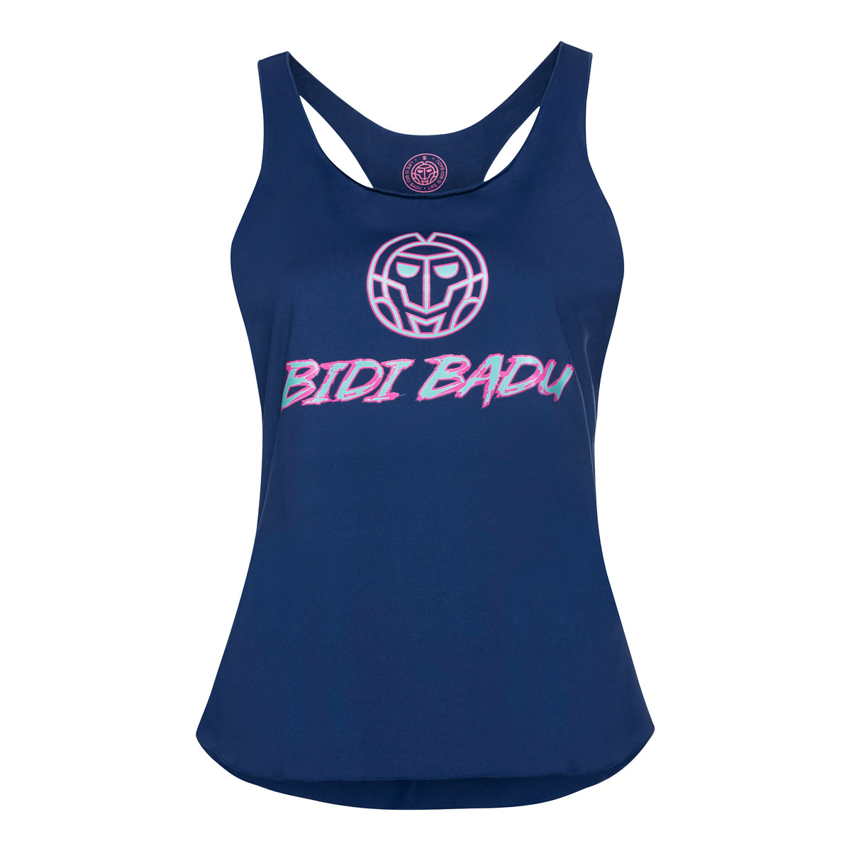 BIDI BADU Heba Basic Logo Débardeur tank top Femmes - bleu foncé, pink