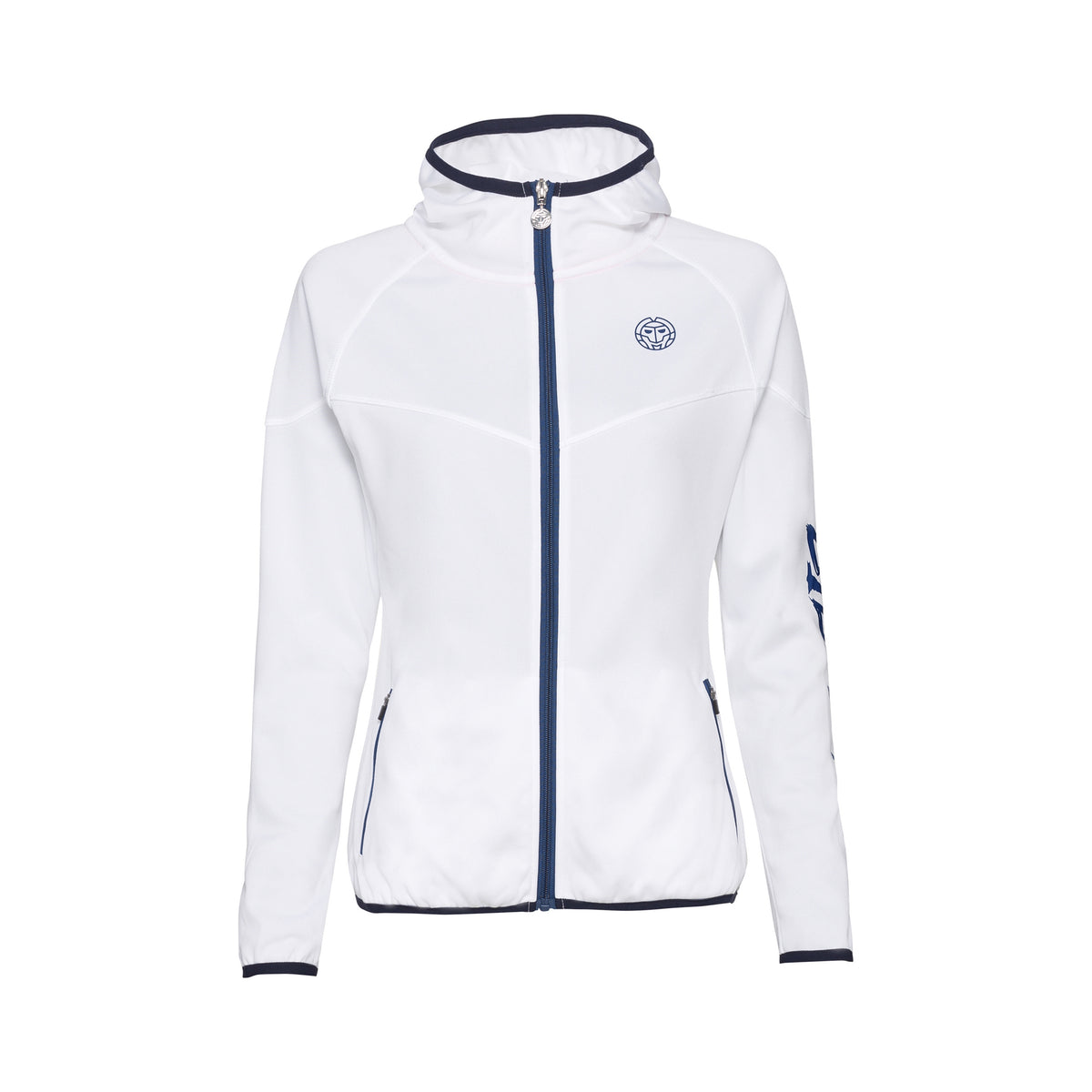 BIDI BADU Grace Tech Veste de survêtement Filles - blanc, bleu foncé