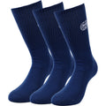 Matayo Crew Tech Chaussettes de sport Pack de 3 Hommes - bleu foncé, blanc