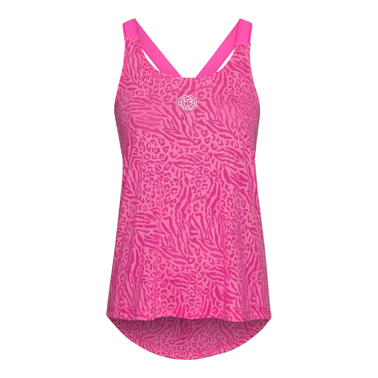 BIDI BADU Maila Bournout Tech Débardeur tank top -pink,blanc