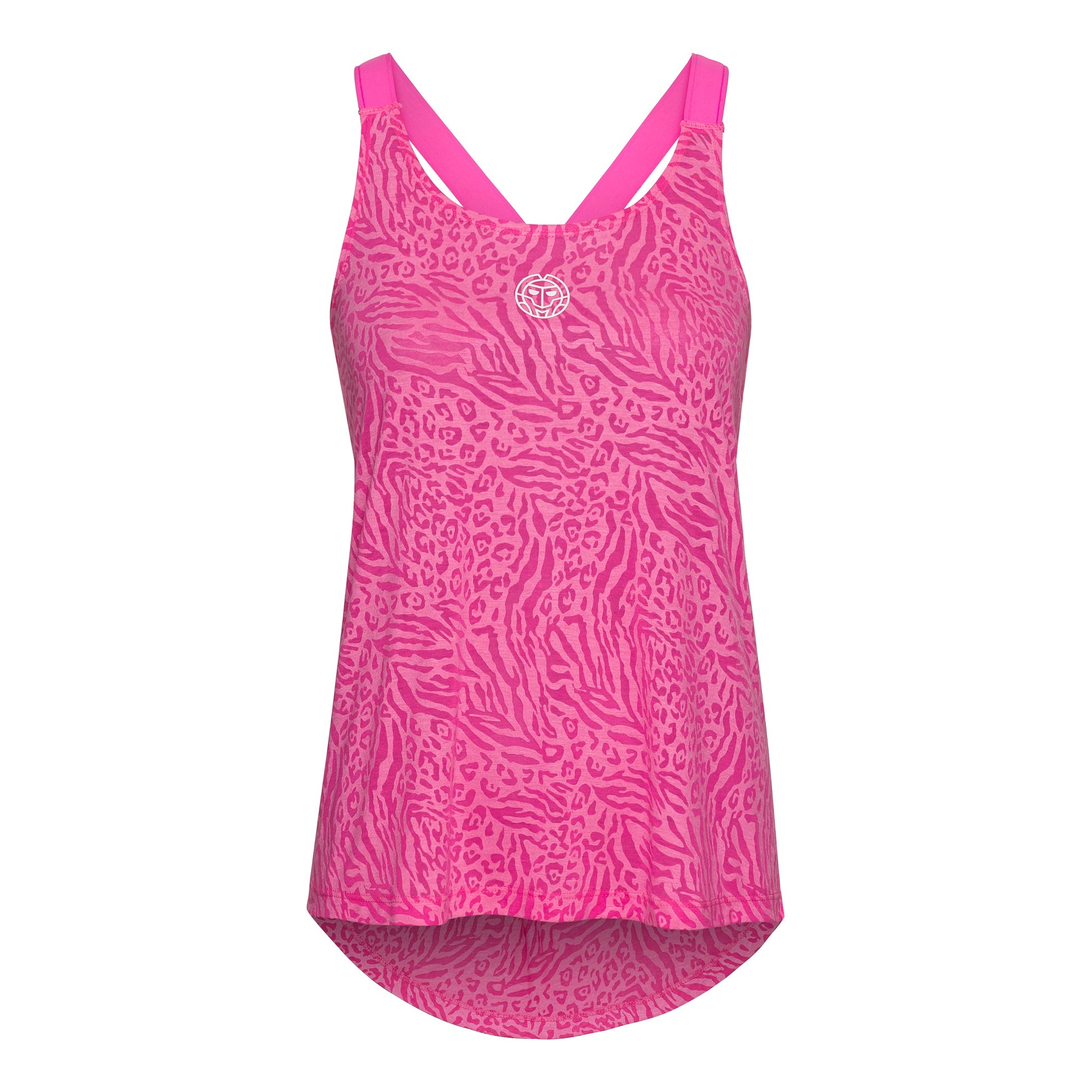 BIDI BADU Maila Bournout Tech Débardeur tank top -pink,blanc