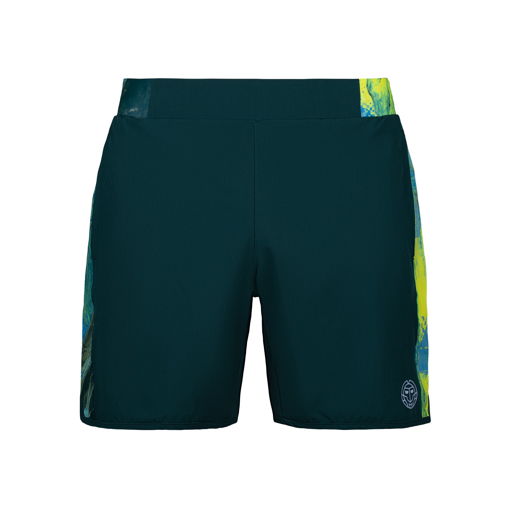 BIDI BADU Adnan 7in Tech Shorts Hommes - vert foncé, vert fluo