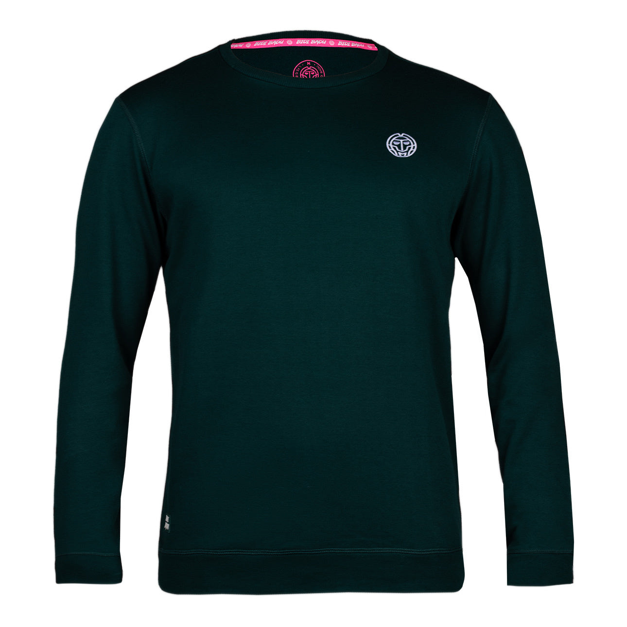 BIDI BADU Chaka Basic Crew Sweat-shirt Hommes-Vert Foncé