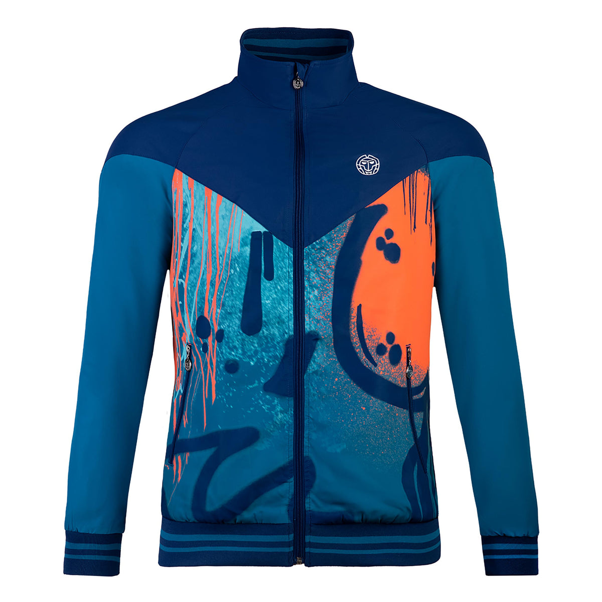 BIDI BADU Hayo Tech Veste de survêtement Hommes - bleu petrol, bleu foncé