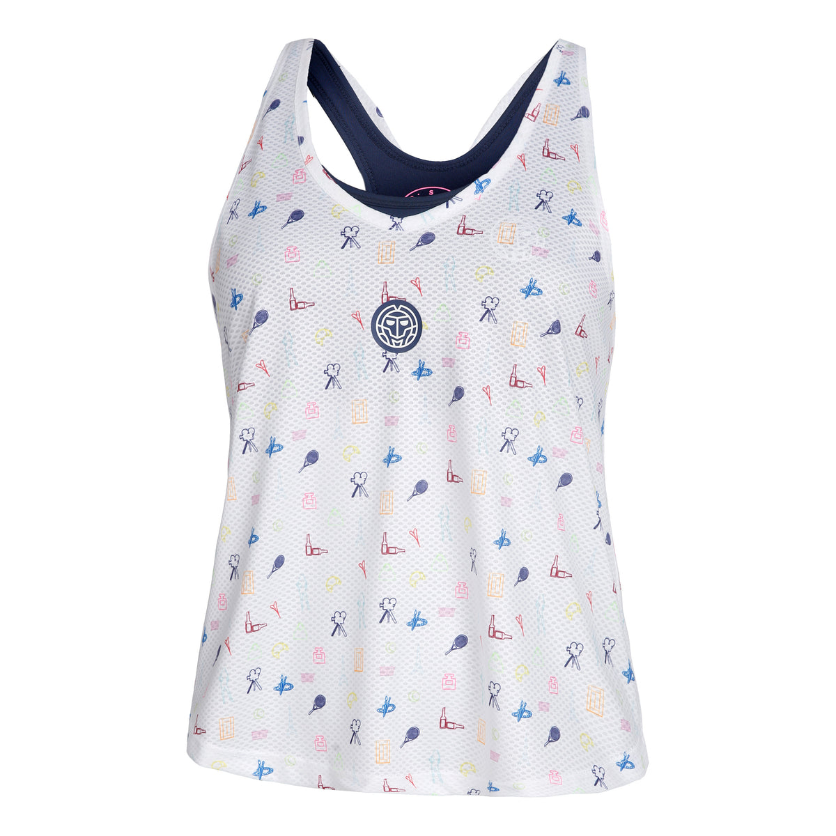 BIDI BADU NATLI Tech Débardeur tank top Femmes - blanc, multicouleur