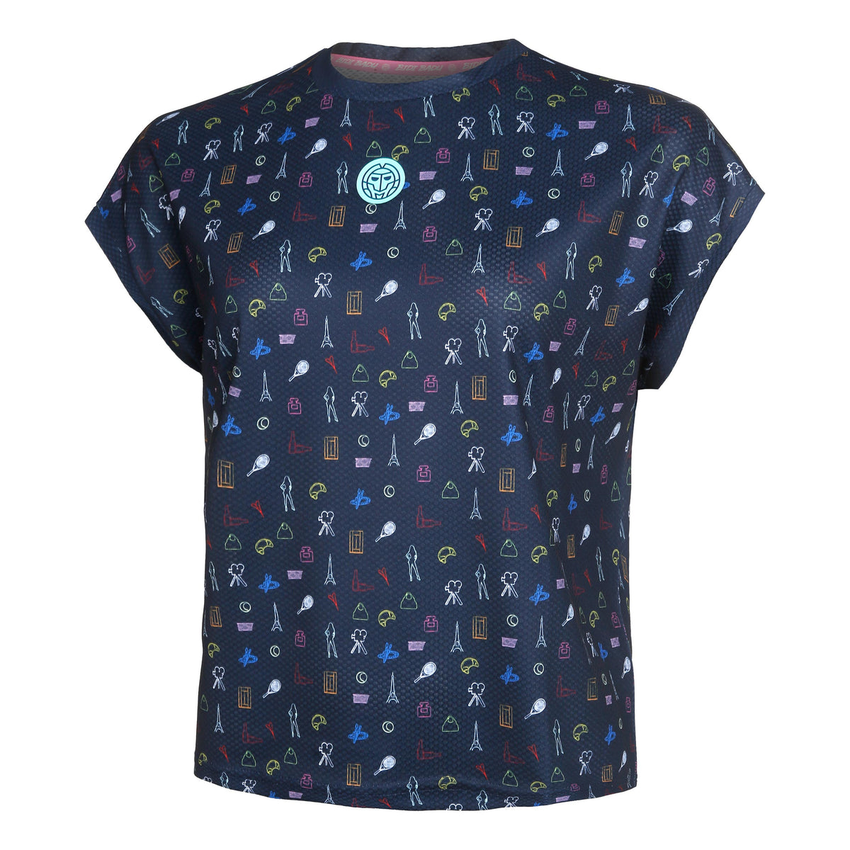 BIDI BADU Majira Tech T-shirt Femmes - bleu foncé, multicouleur