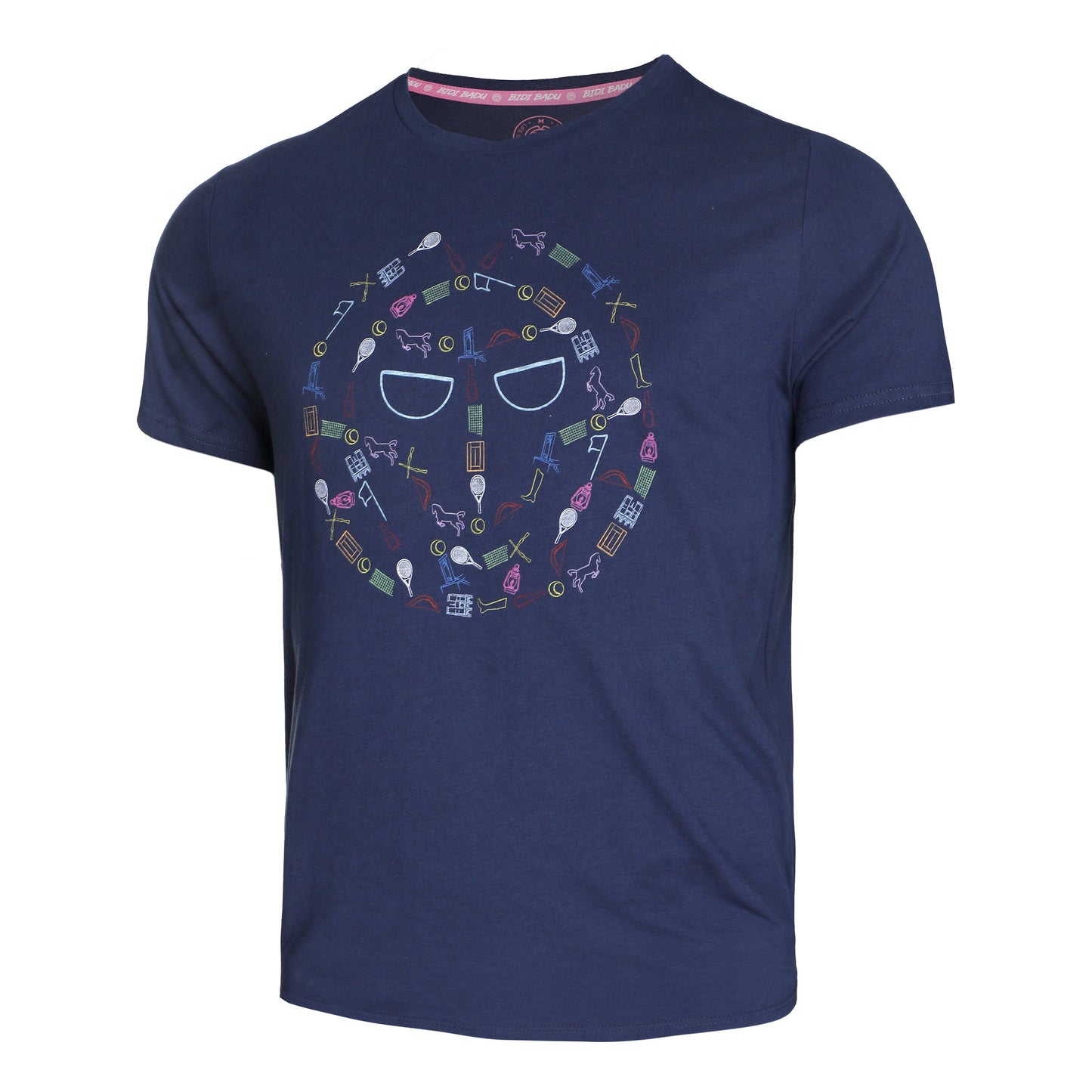 BIDI BADU Mao Lifestyle T-shirt -bleu foncé,multicouleur