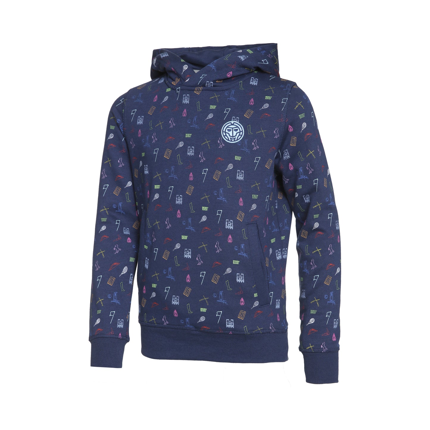 BIDI BADU Rafiki Lifestyle Sweat À Capuche Garçons-Bleu Foncé,Multicouleur