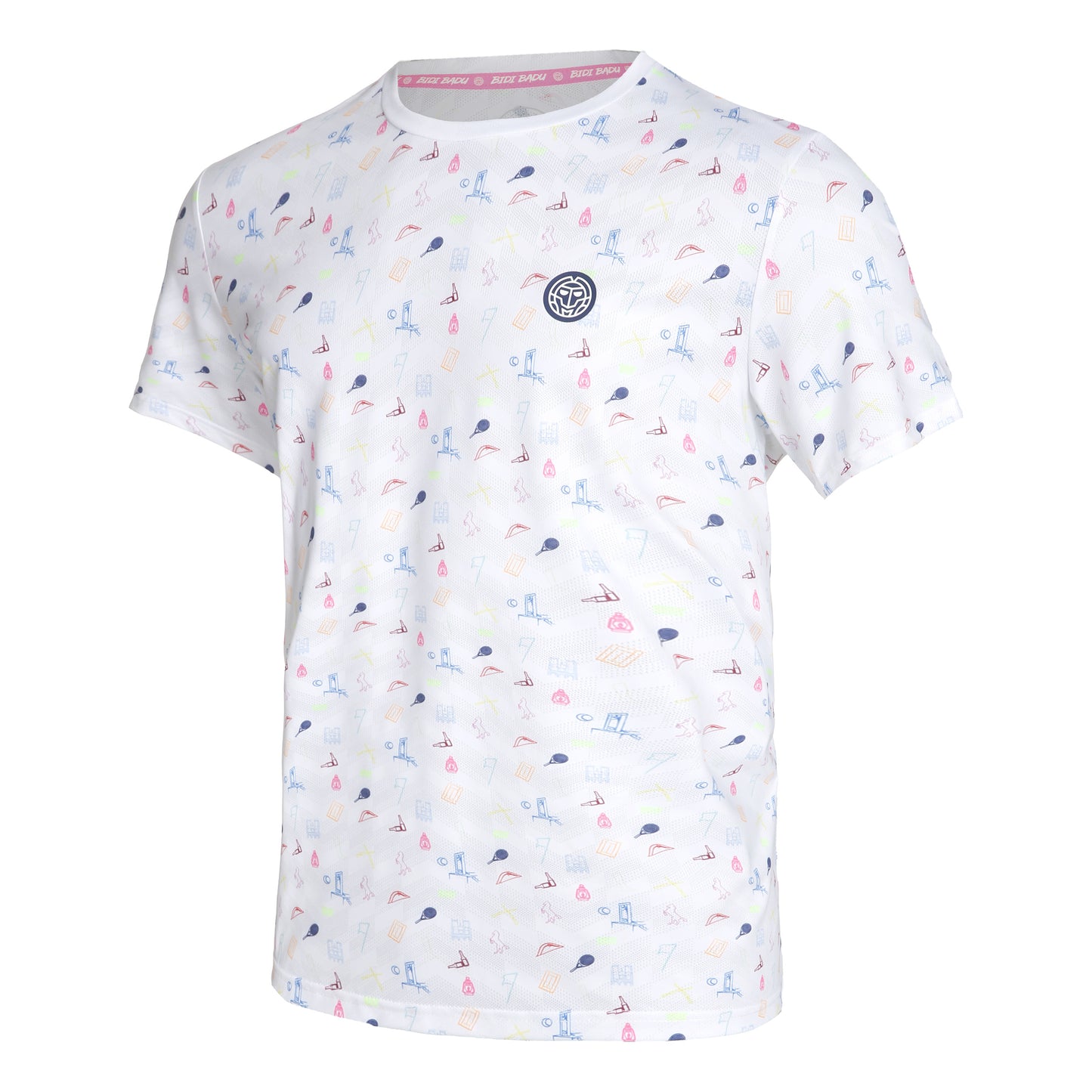 BIDI BADU Hawi Tech T-shirt Hommes - blanc, multicouleur