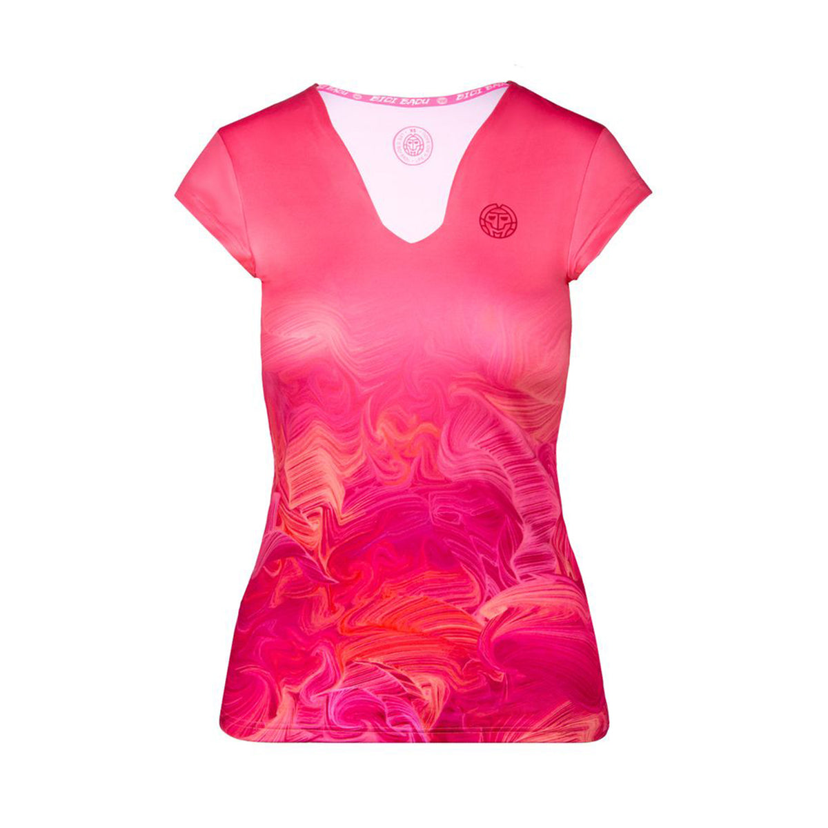 BIDI BADU Anele Tech Roundneck T-shirt Filles - pink, multicouleur