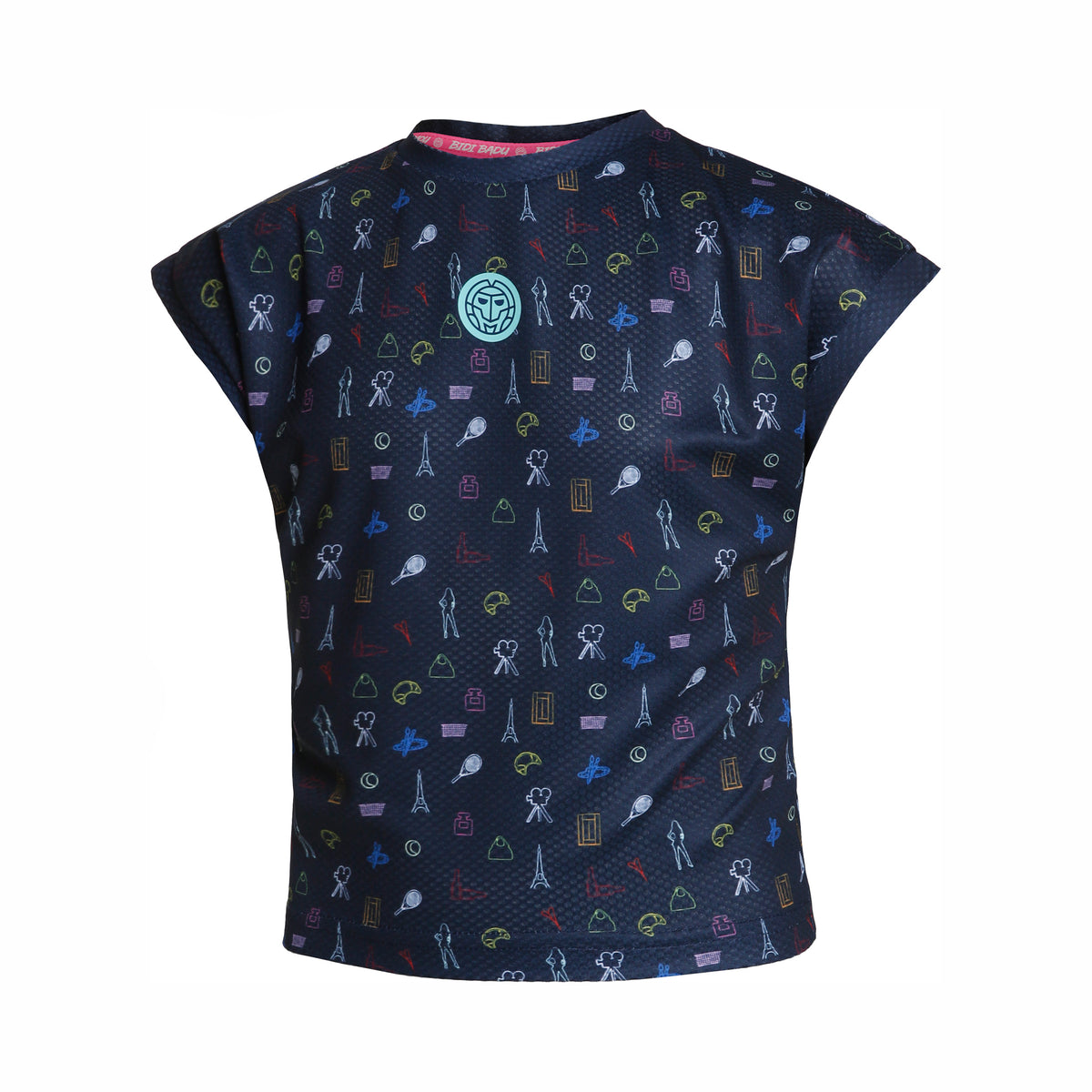 BIDI BADU Fayola Tech T-shirt Filles - bleu foncé, multicouleur