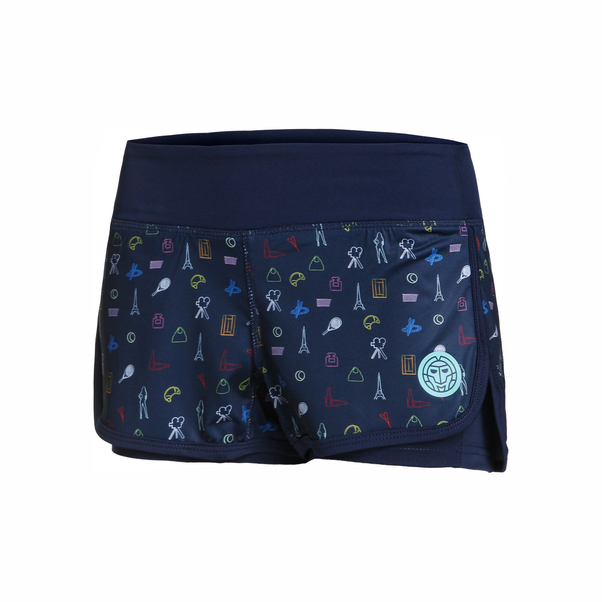 BIDI BADU Imara Tech 2in1 Shorts Filles - bleu foncé, multicouleur