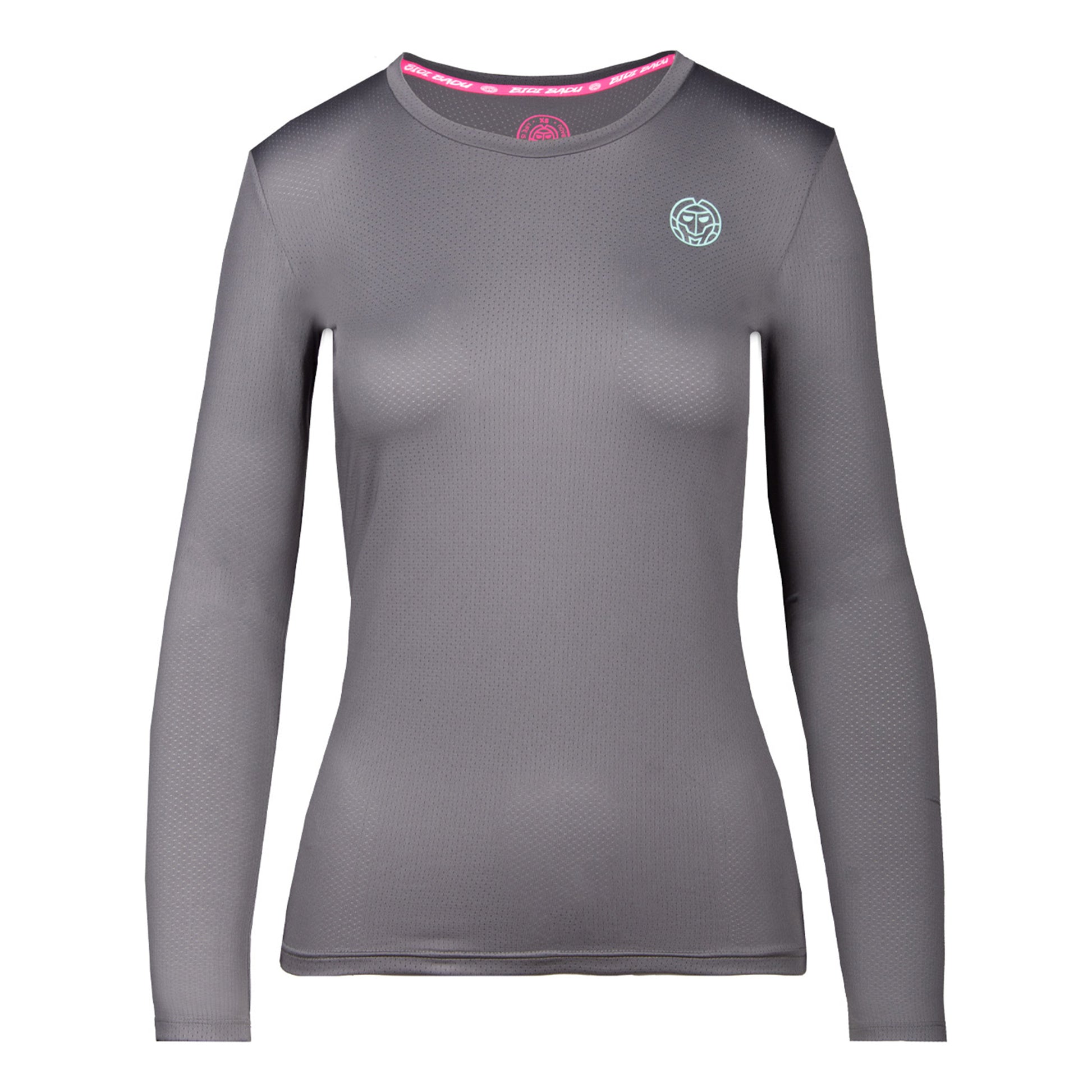 BIDI BADU Pia Tech Roundneck Haut manches longues Femmes - gris,