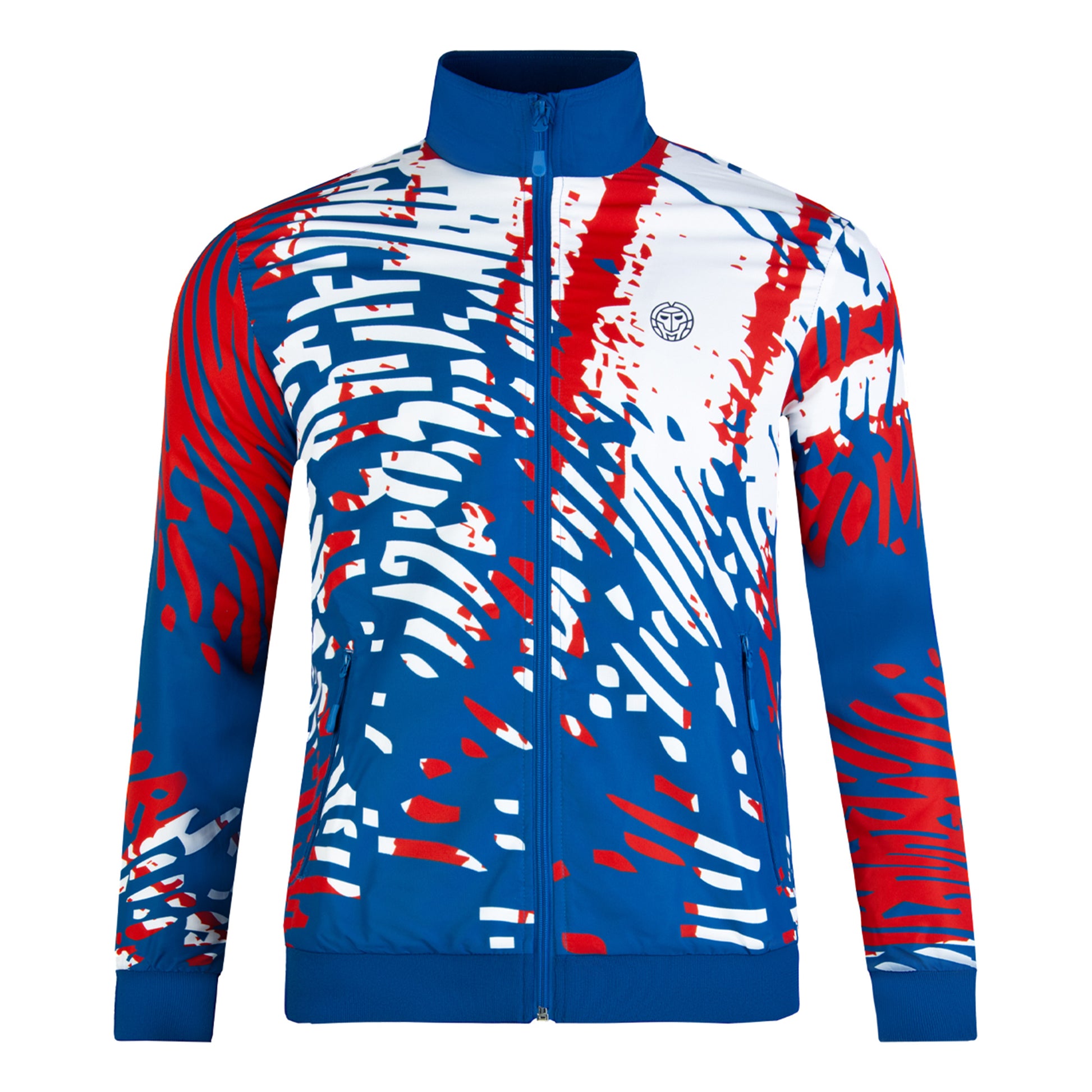 BIDI BADU Lynel Tech Veste De Survêtement Hommes-Bleu,Blanc