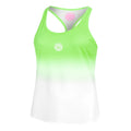Crew Gradiant Débardeur Tank Top Femmes-Vert Fluo,Blanc