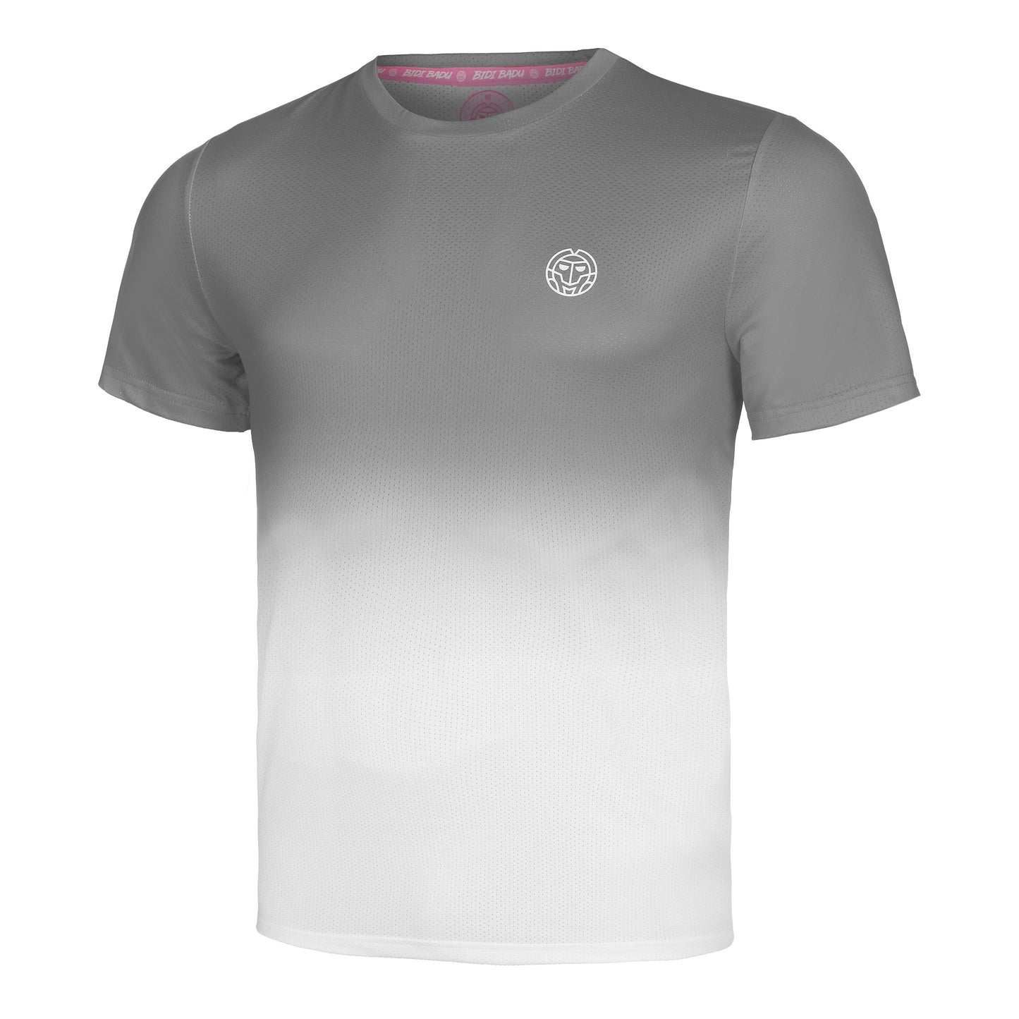 BIDI BADU Crew Gradiant T-shirt Hommes-Gris,Blanc