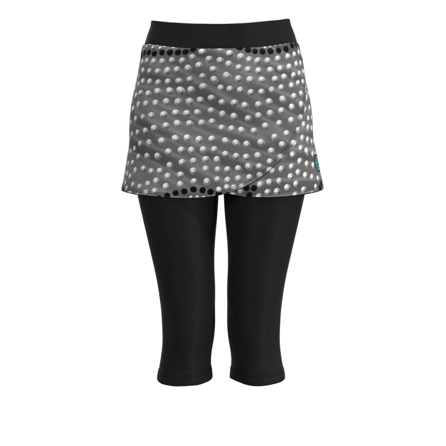 BIDI BADU Protected Leafs Scapri Femmes - noir, blanc