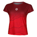 Pure Wild Capsleeve T-shirt Femmes - rouge foncé,
