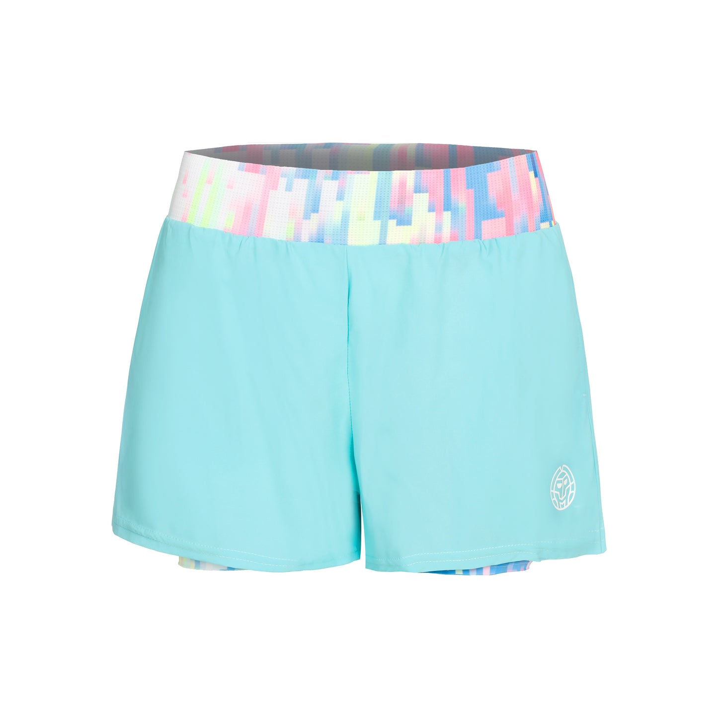 BIDI BADU Spectrum 2In1 Printed Shorts Femmes - turquoise, multicouleur