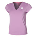 Spike V-Neck T-shirt Femmes-Violet
